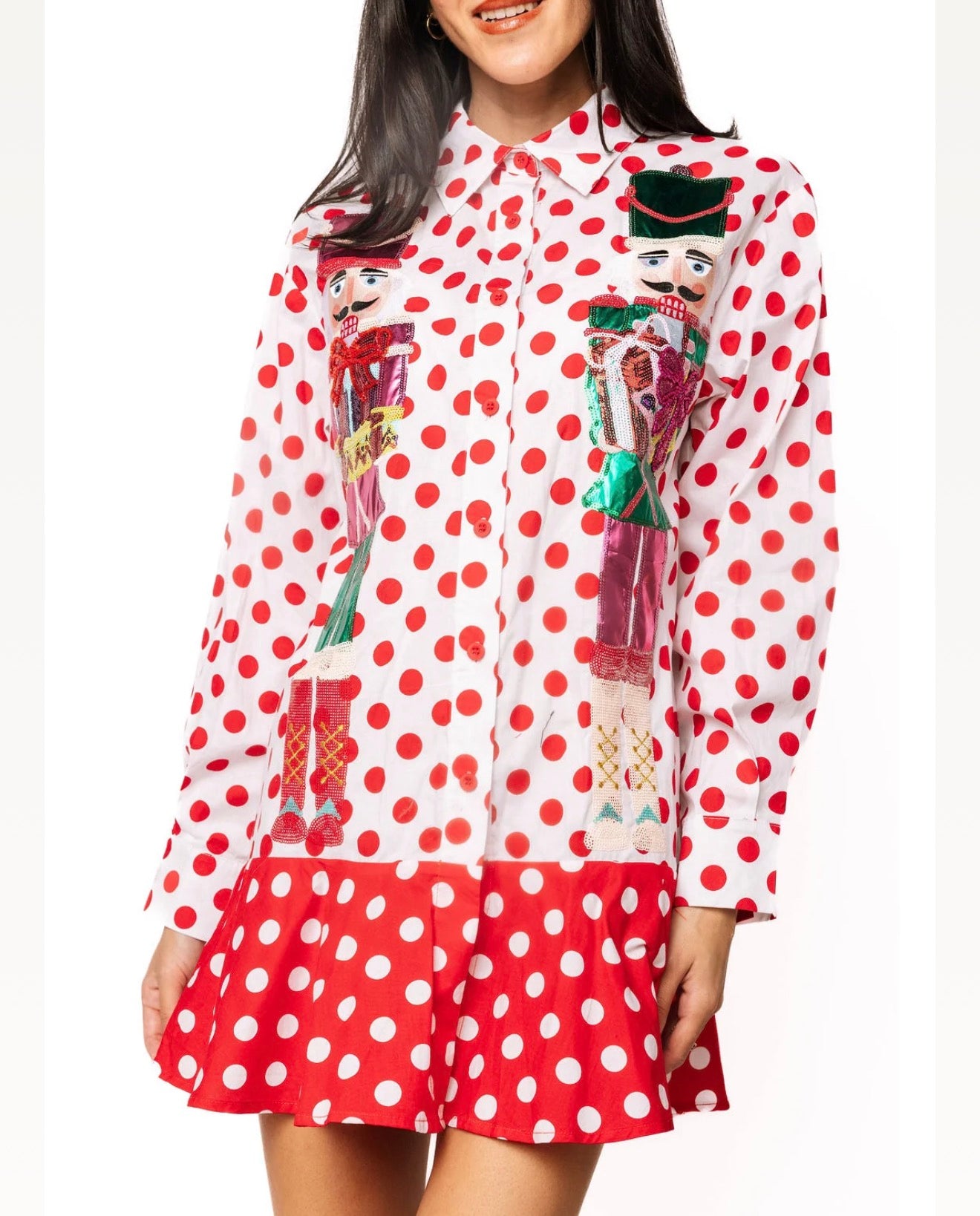 Red Polka Dot Nutcracker Dress