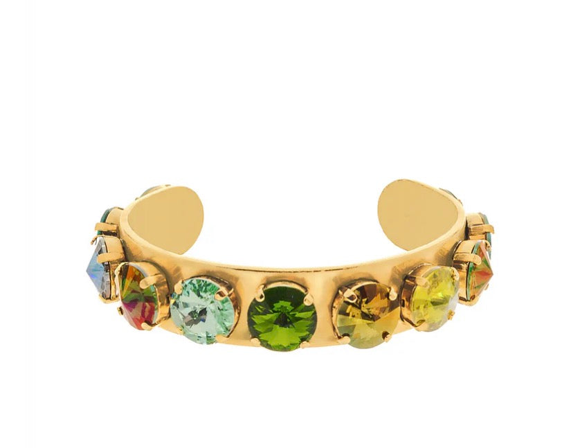 Keira Cuff in Green Mix