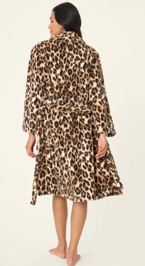 Holiday Dreams Leopard Print Robe