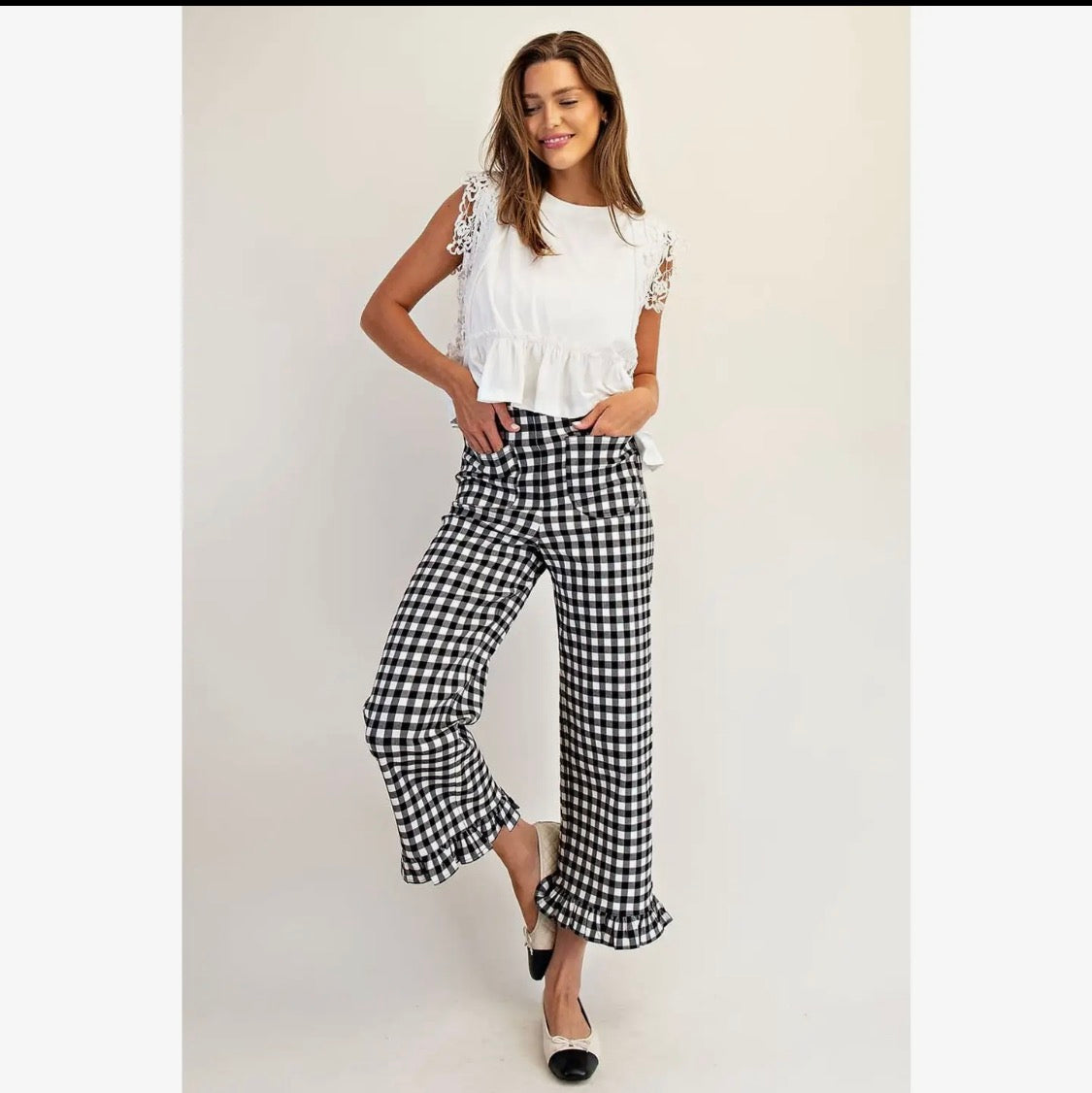 Gina Gingham Pants