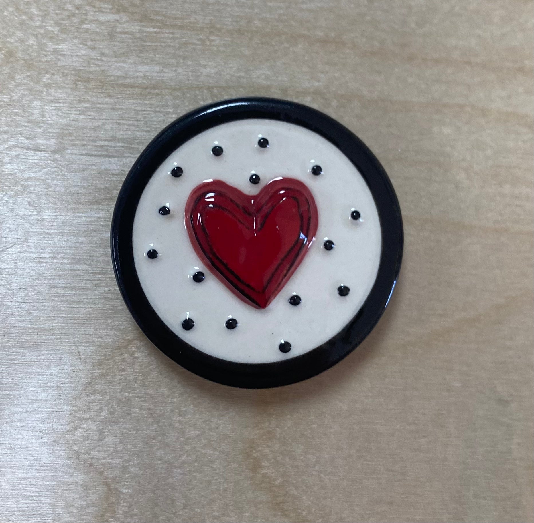 Heartful Home Ceramic Magnets - 12 Assorted