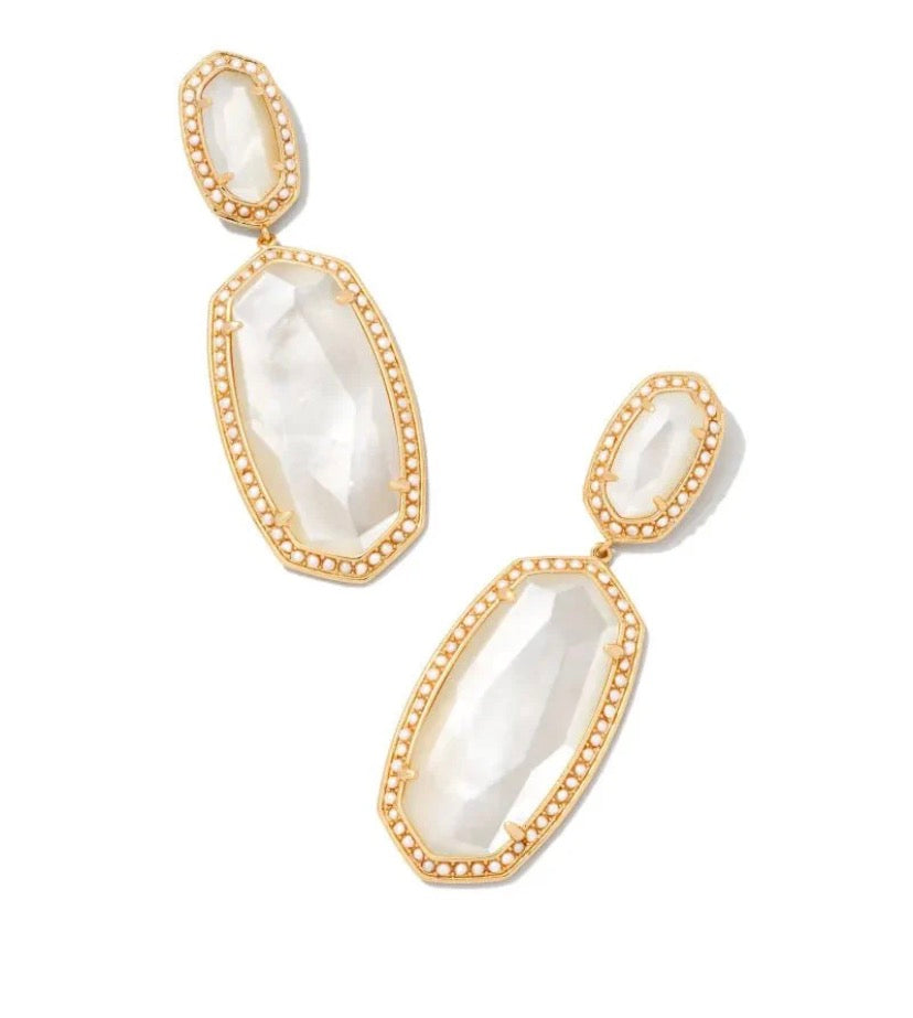 Pearl Beaded Elle Earrings