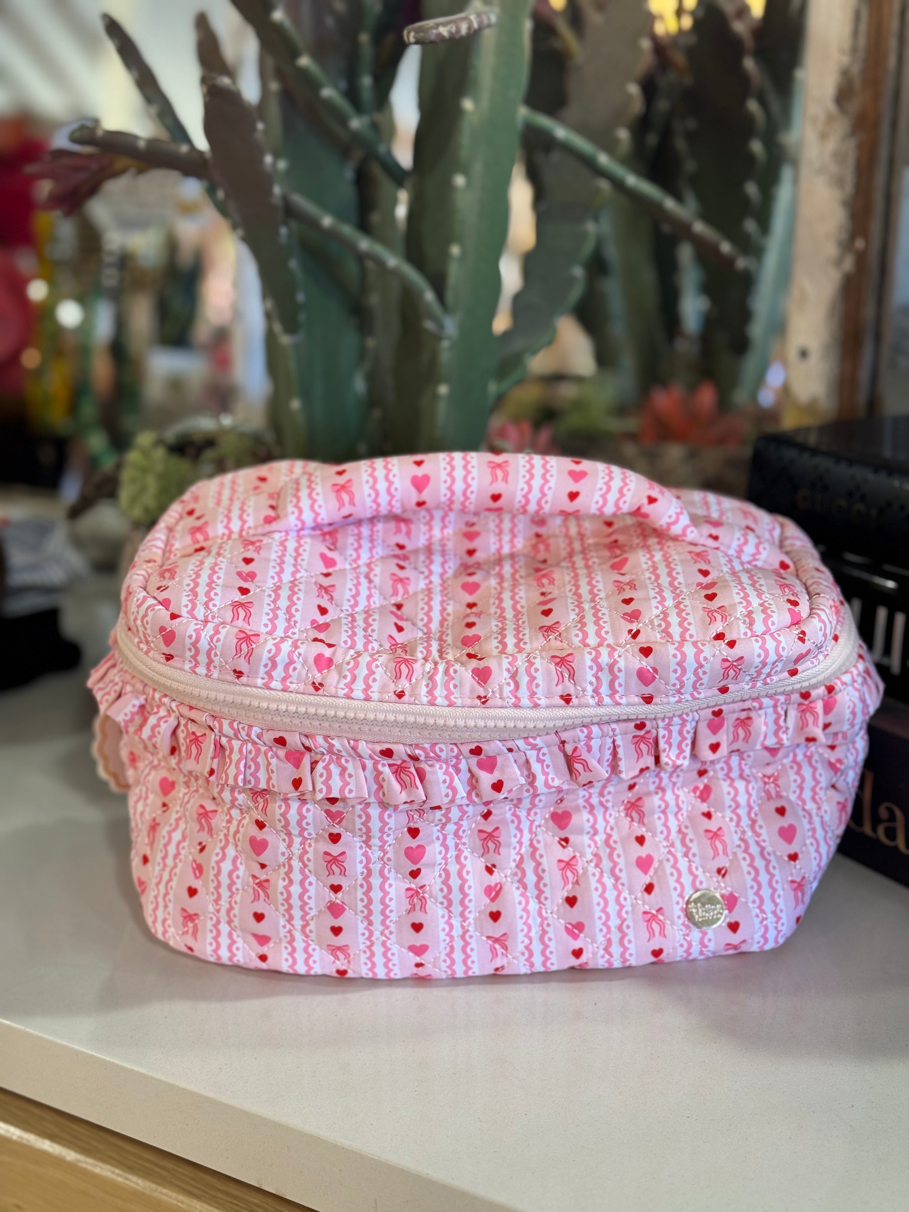 Large Quilted Cosmetic Pouch (Assorted)