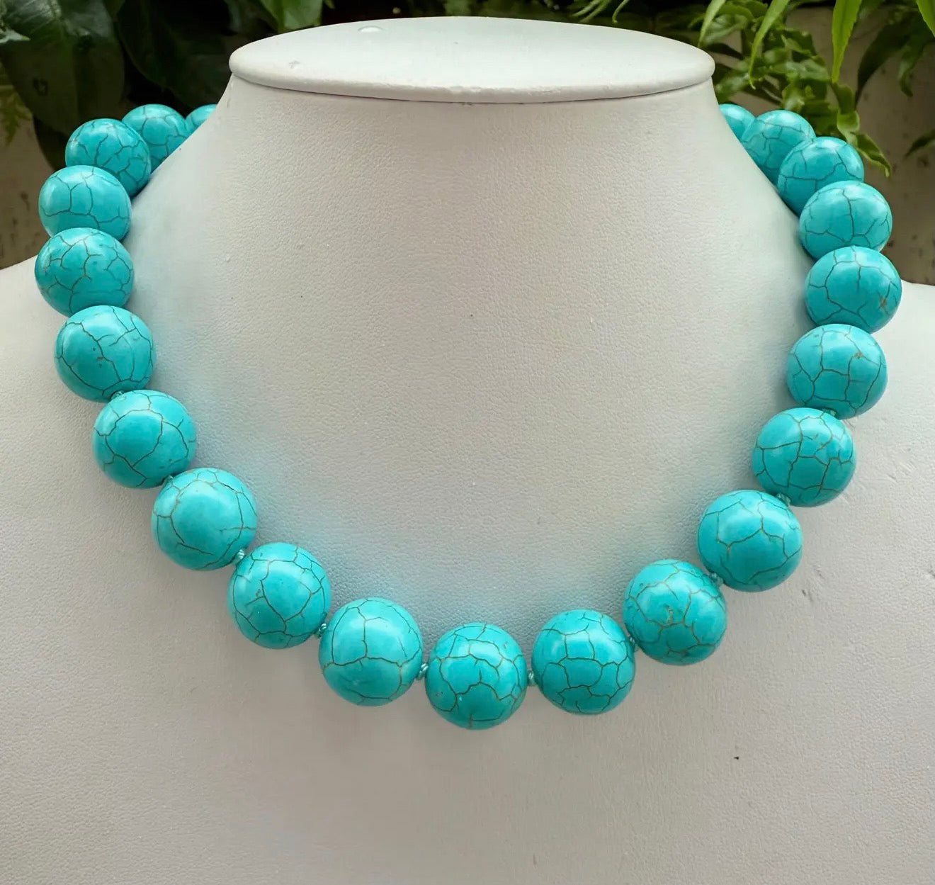 Howlite Turquoise Necklace