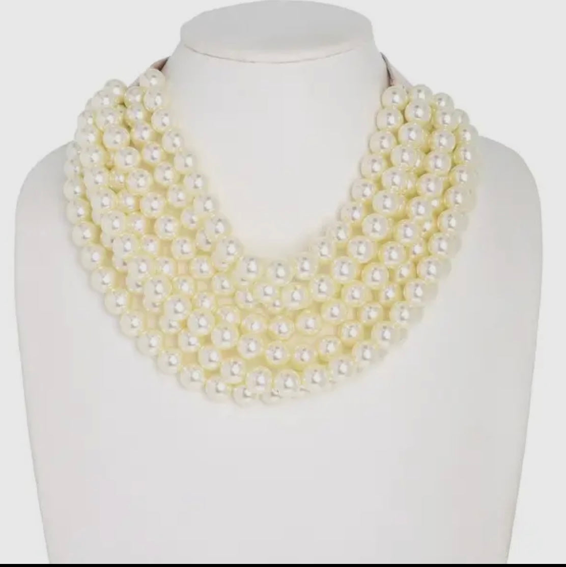 Faceted Beaded Necklace- Assorted