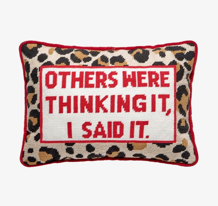 Others Were Thinking It Hook Pillow