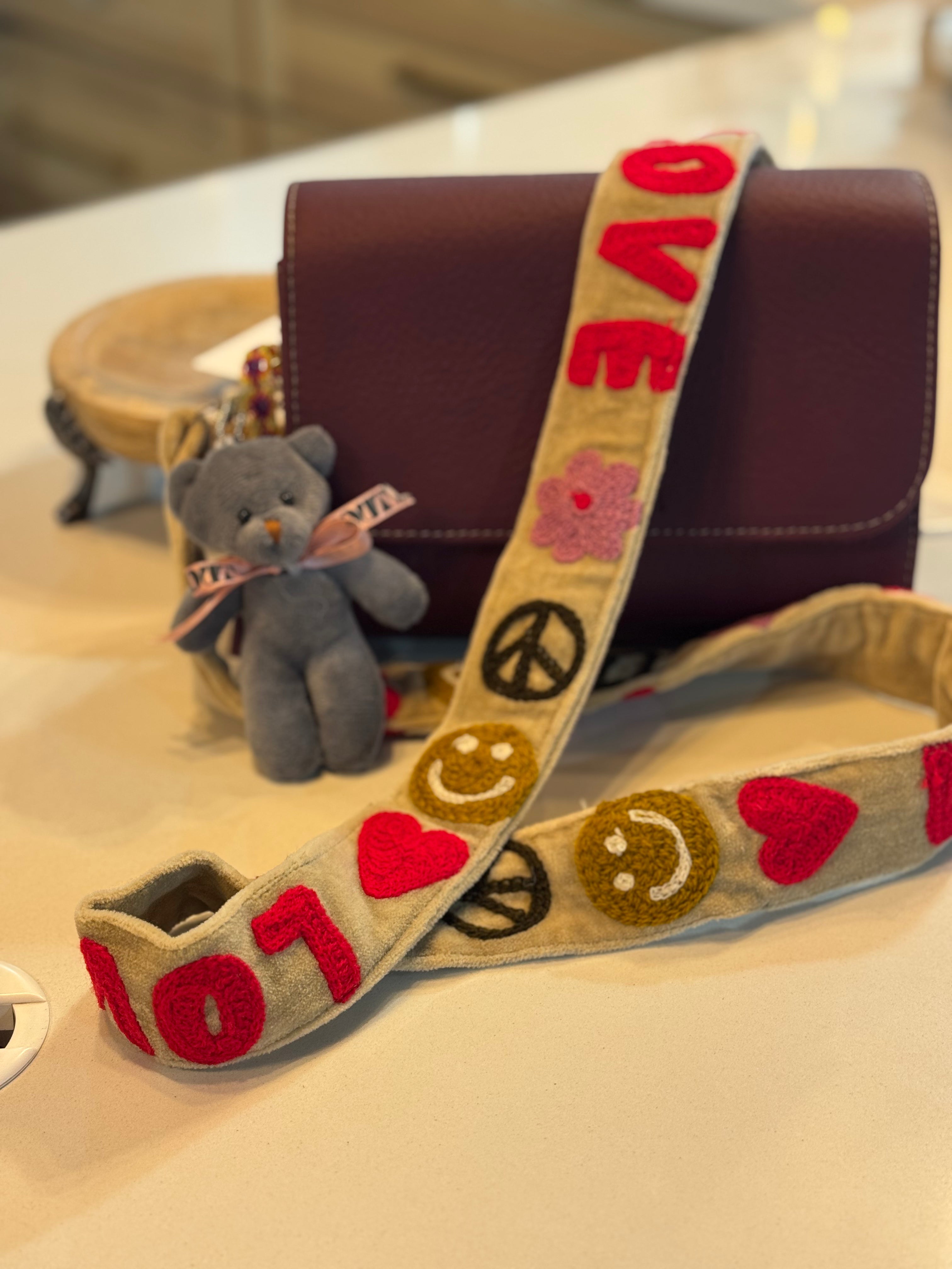 Love Velvet Purse/ Phone Strap