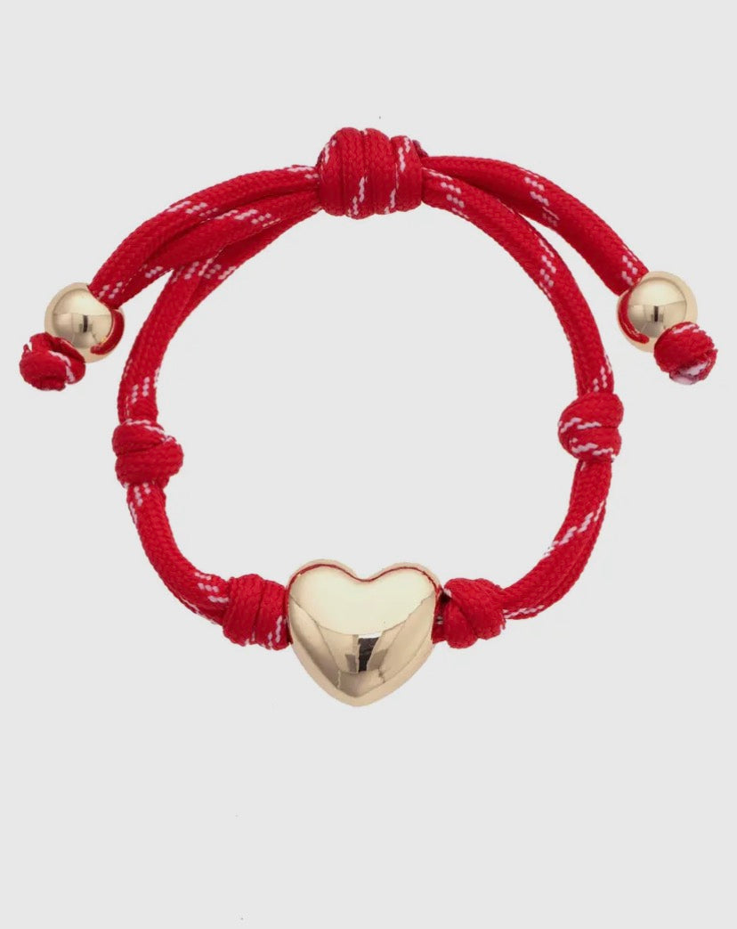 Blaine Puffy Heart Bracelet