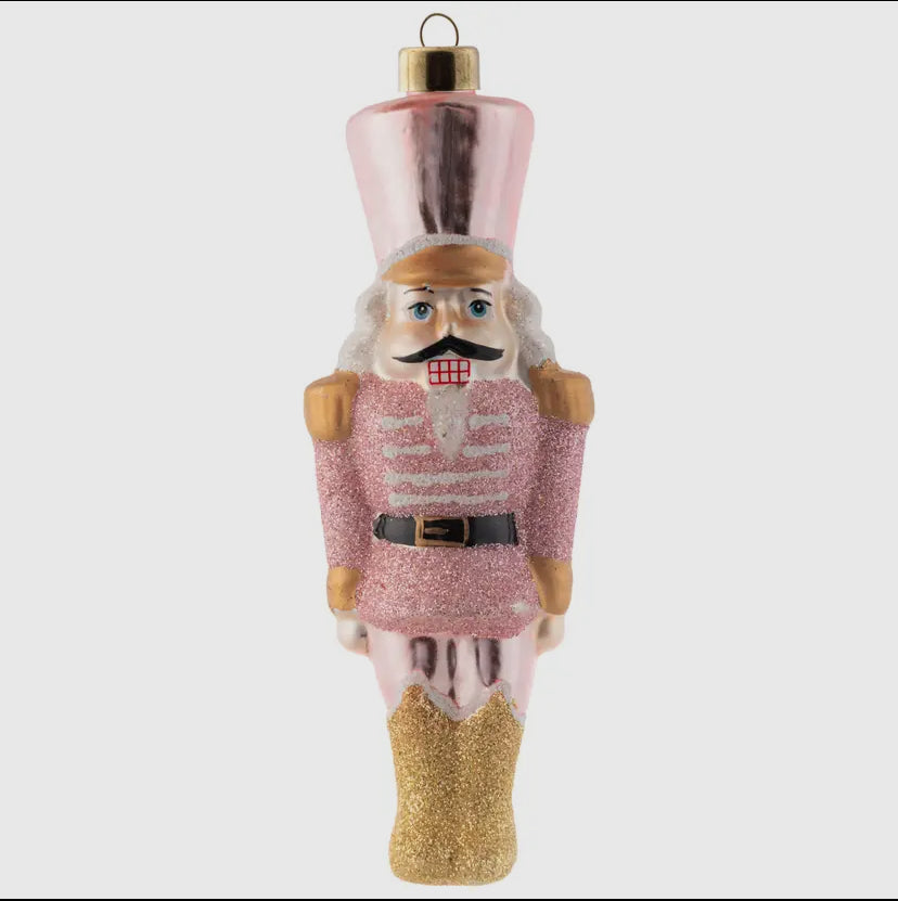 Nutcracker Mercury Glass Ornament