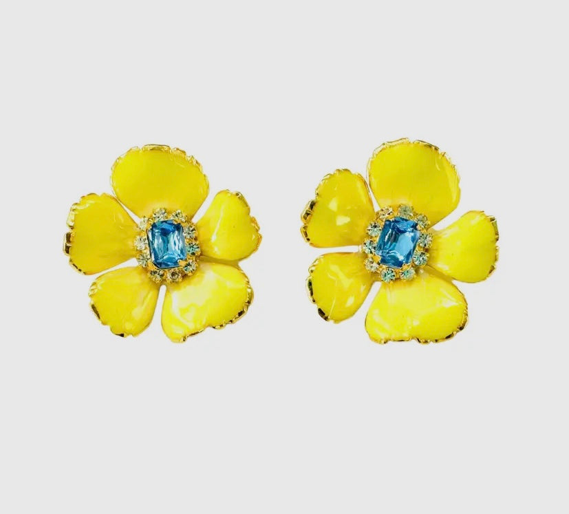 Buttercup Floral Earrings