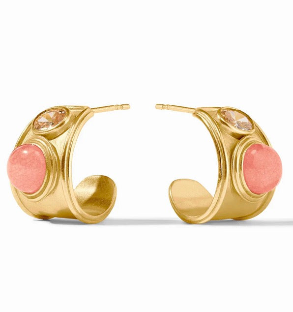 Portofino Stone Hoop (2Styles)