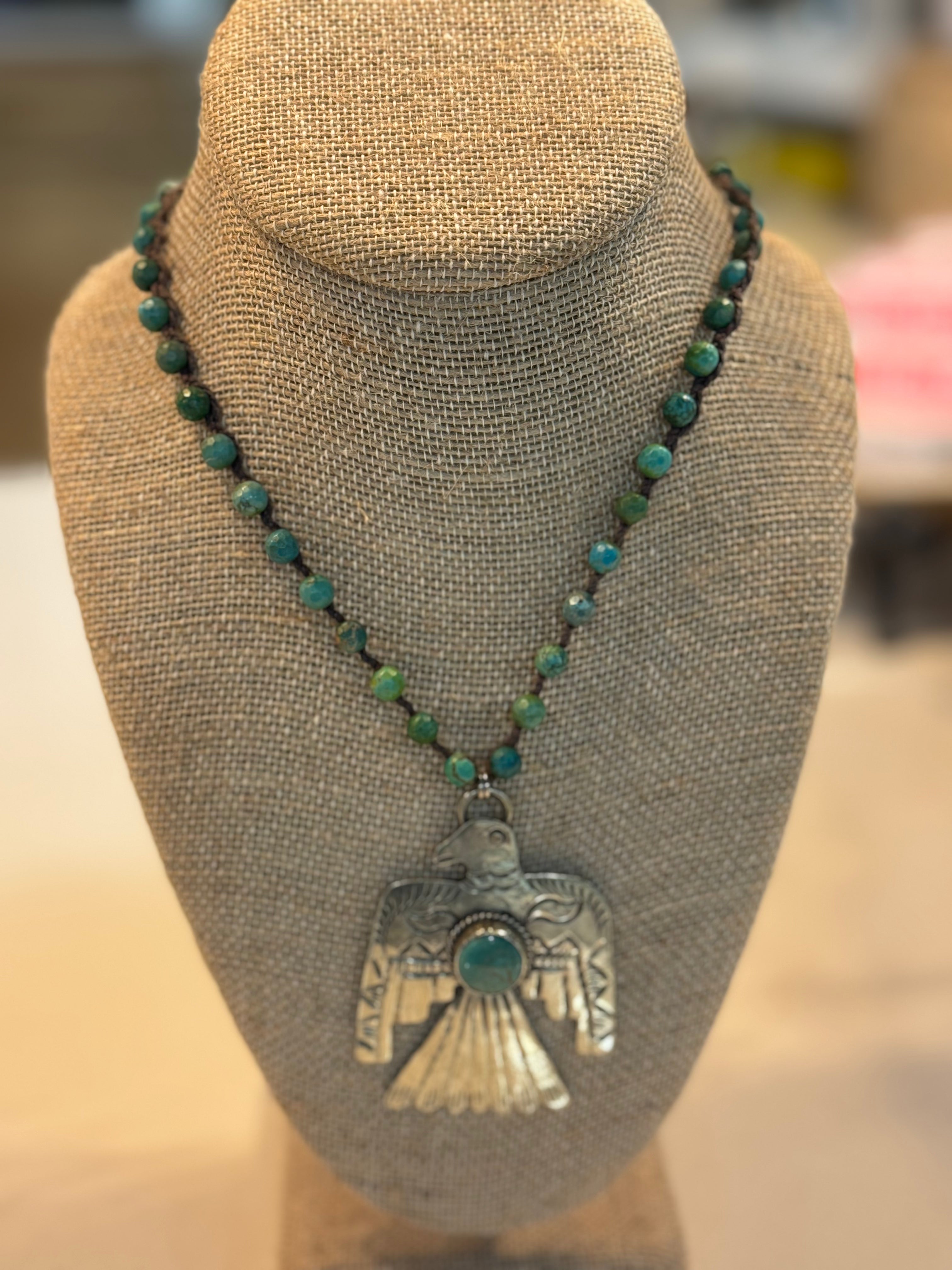 Thunderbird Turquoise Necklace