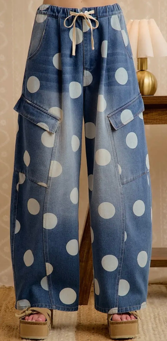 Polka Dot Jeans