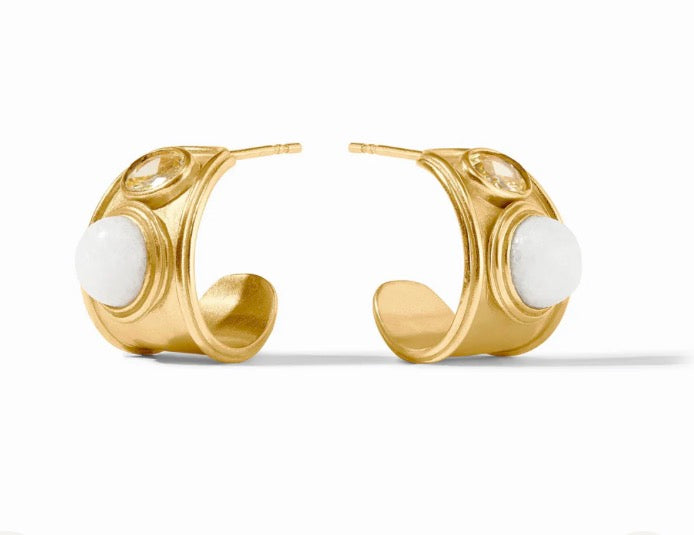 Portofino Stone Hoop (2Styles)