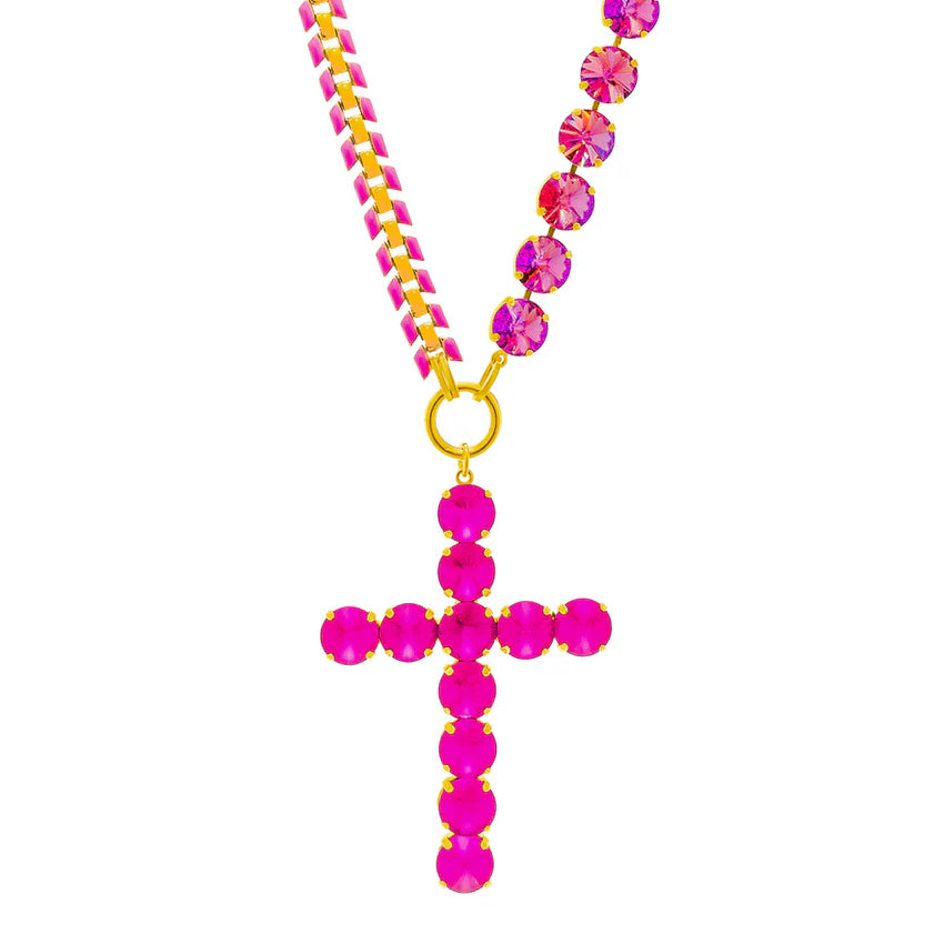 Felicity Cross Necklace-Assorted