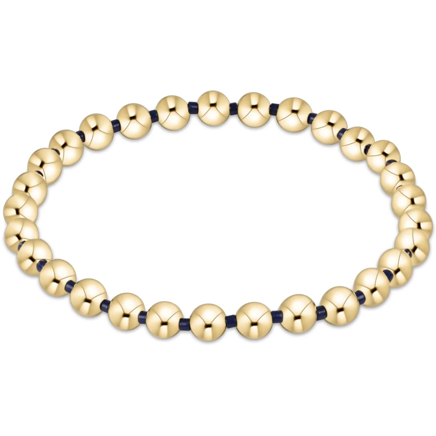 5mm Gameday Hematite Grateful Pattern Bracelet