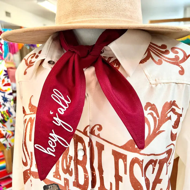 Cowboy Core Scarf-Assorted