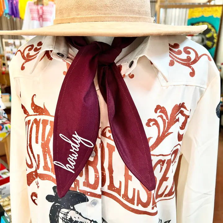 Cowboy Core Scarf-Assorted