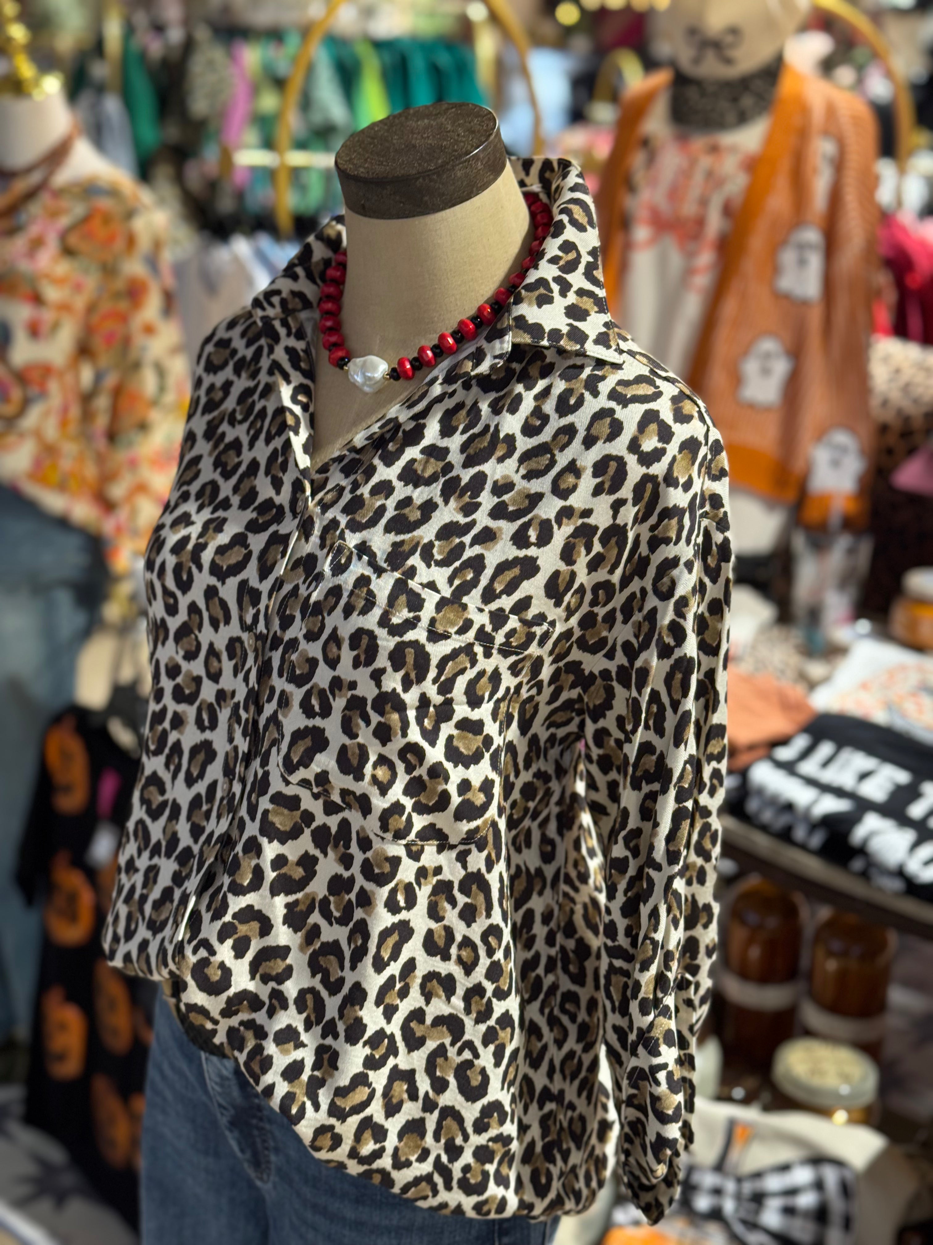 Tiffany Leopard Top