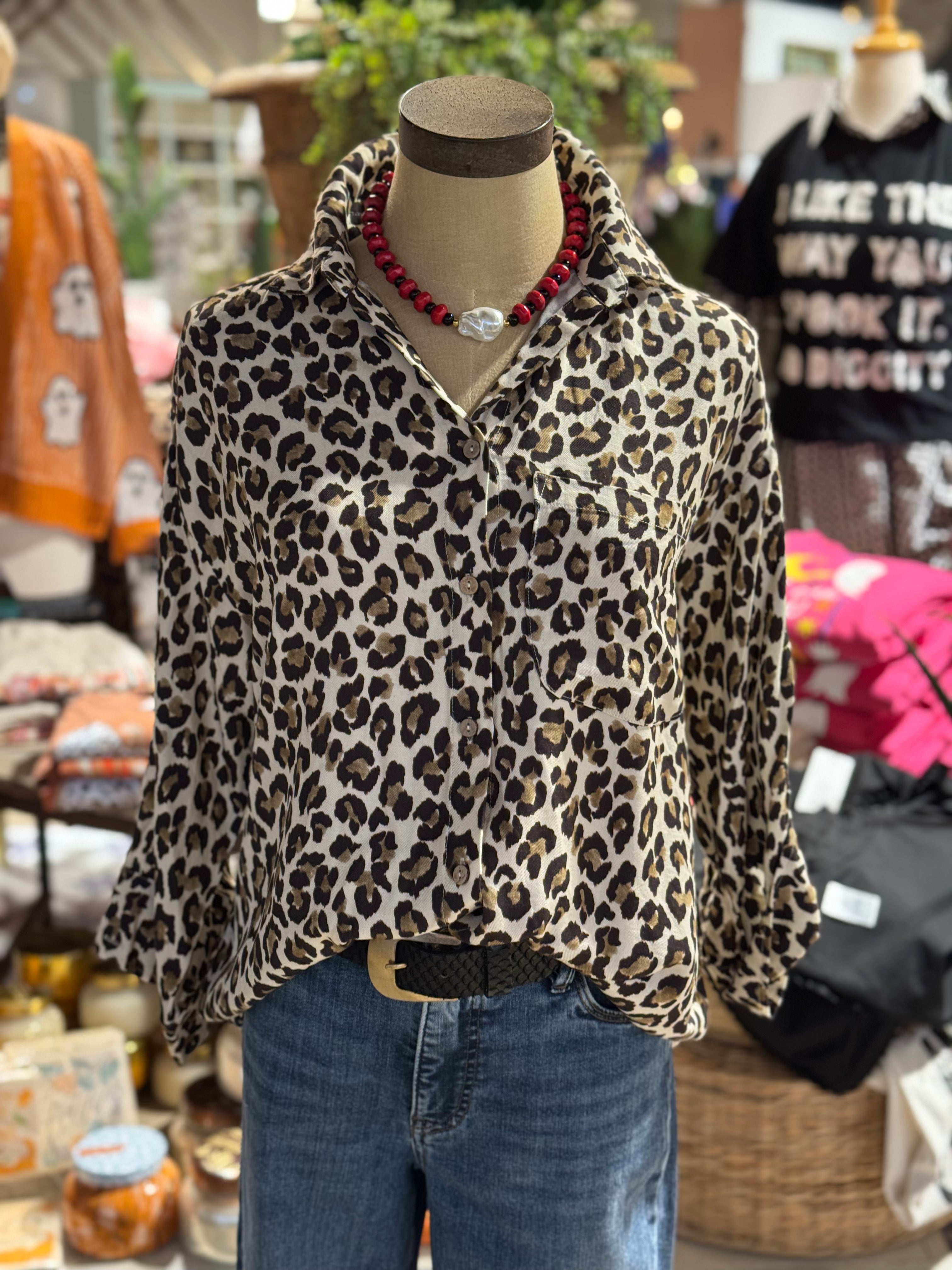 Tiffany Leopard Top