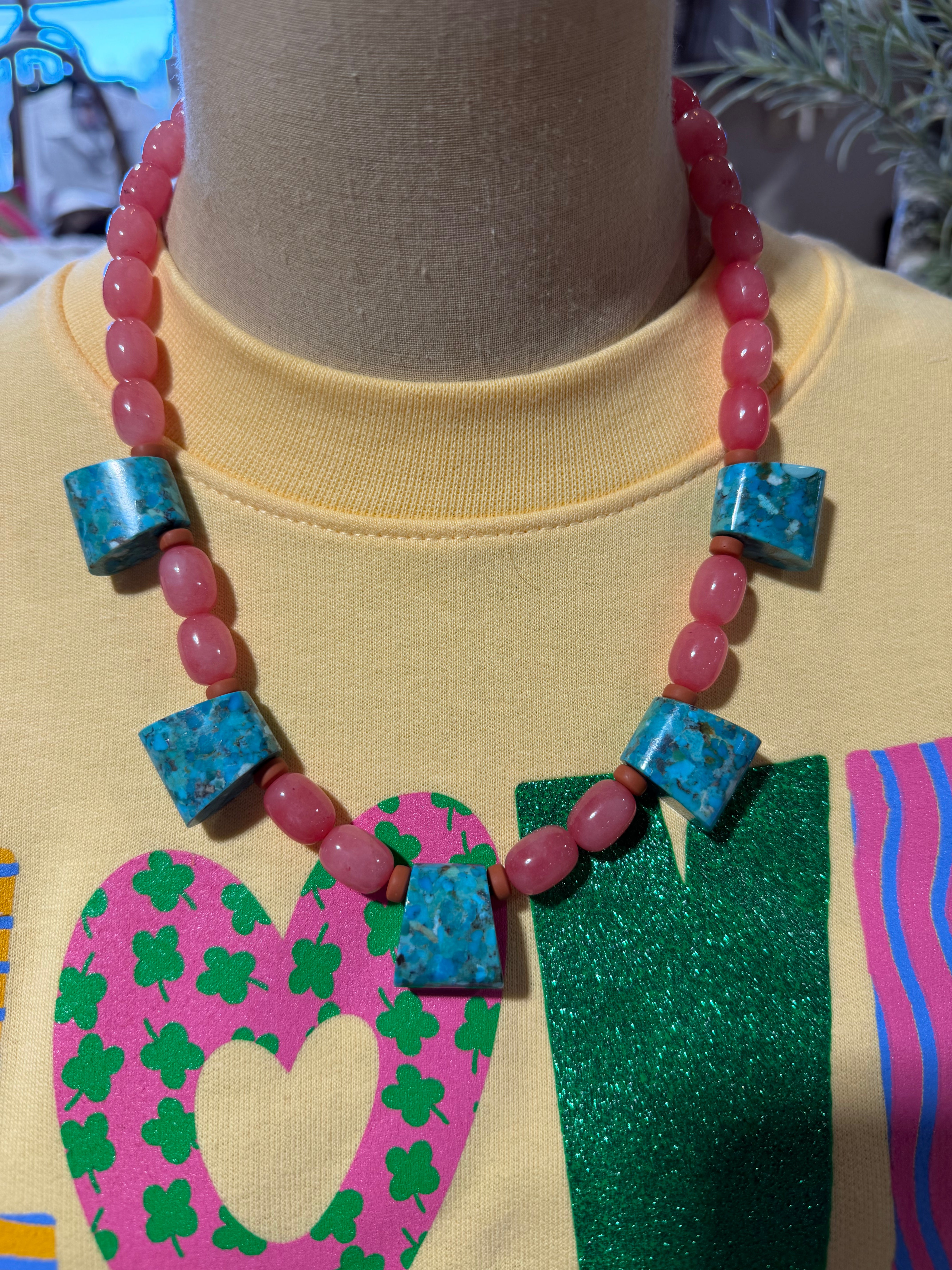 Turquoise Traps Necklace