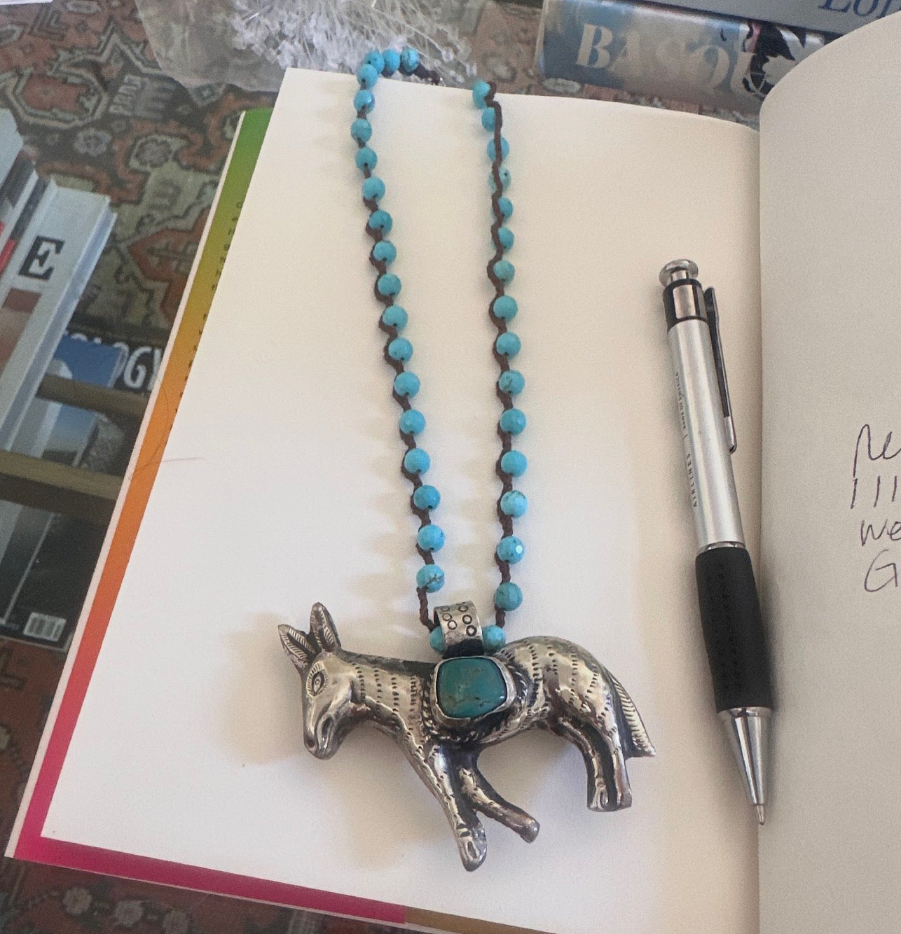 Santa Fe Donkey Necklace