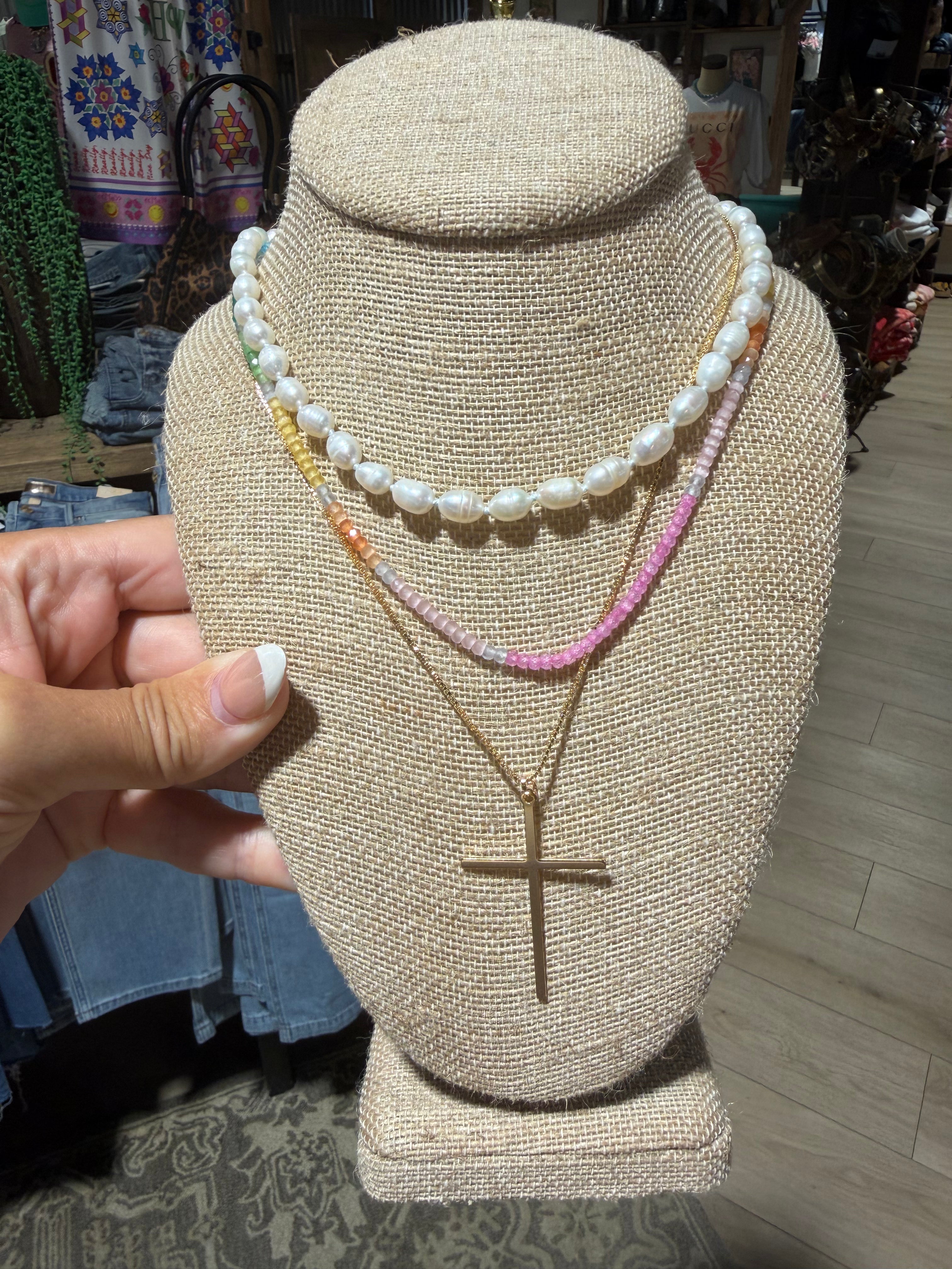 Rainbow Of Sunshine Beaded Necklace