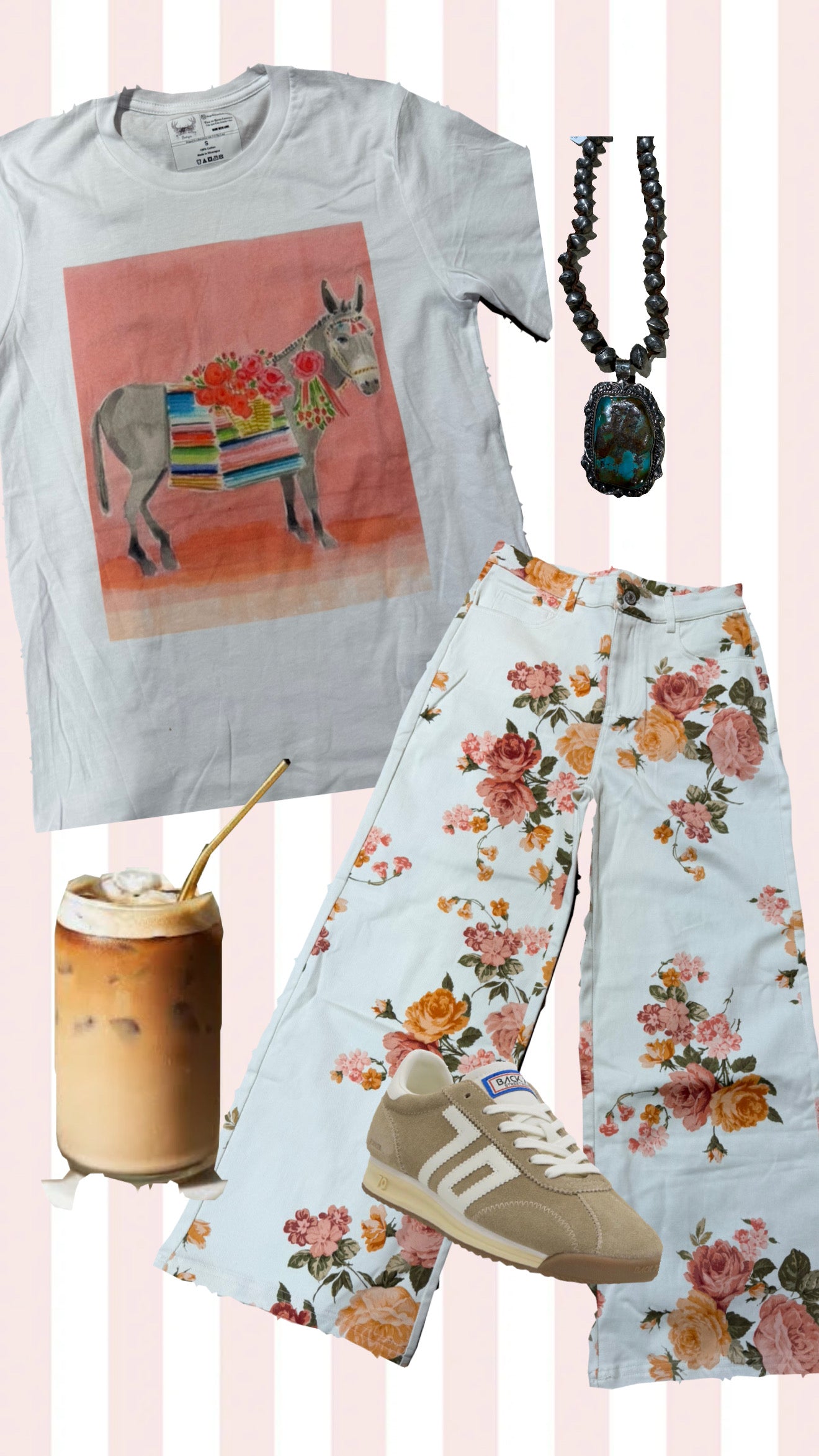 Flower Market Donkey***