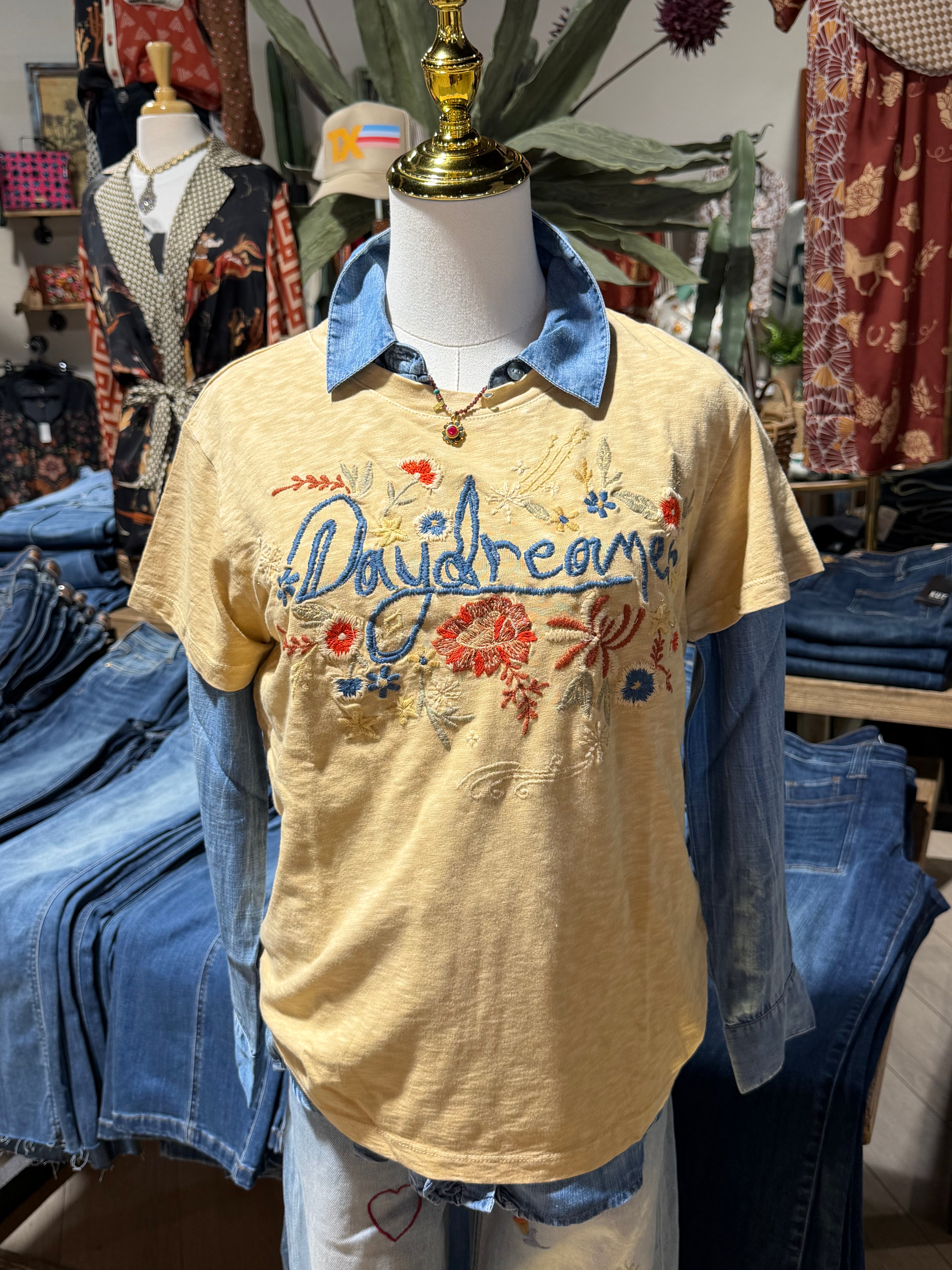 Daydreamer Embroidery Tee