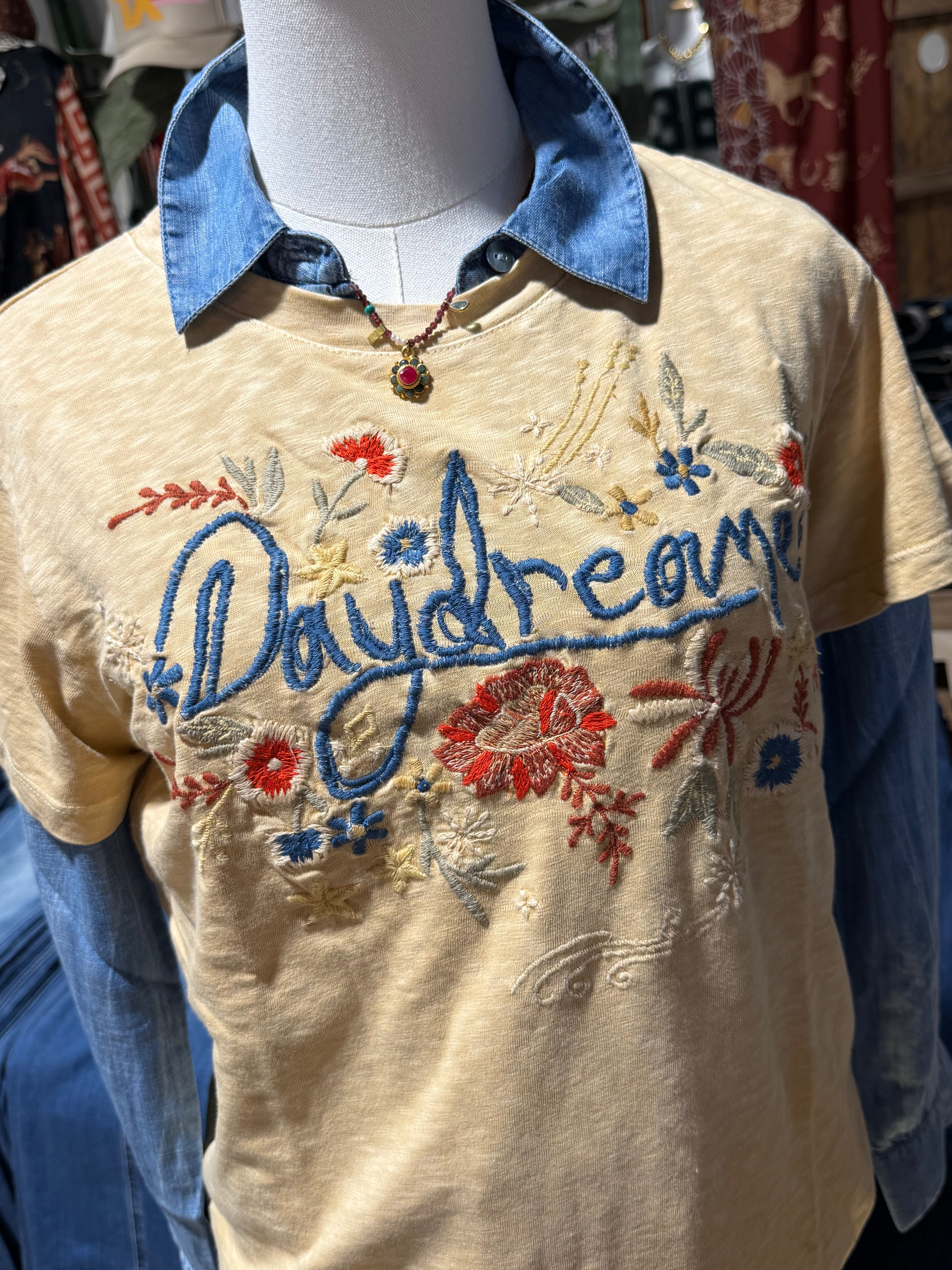 Daydreamer Embroidery Tee