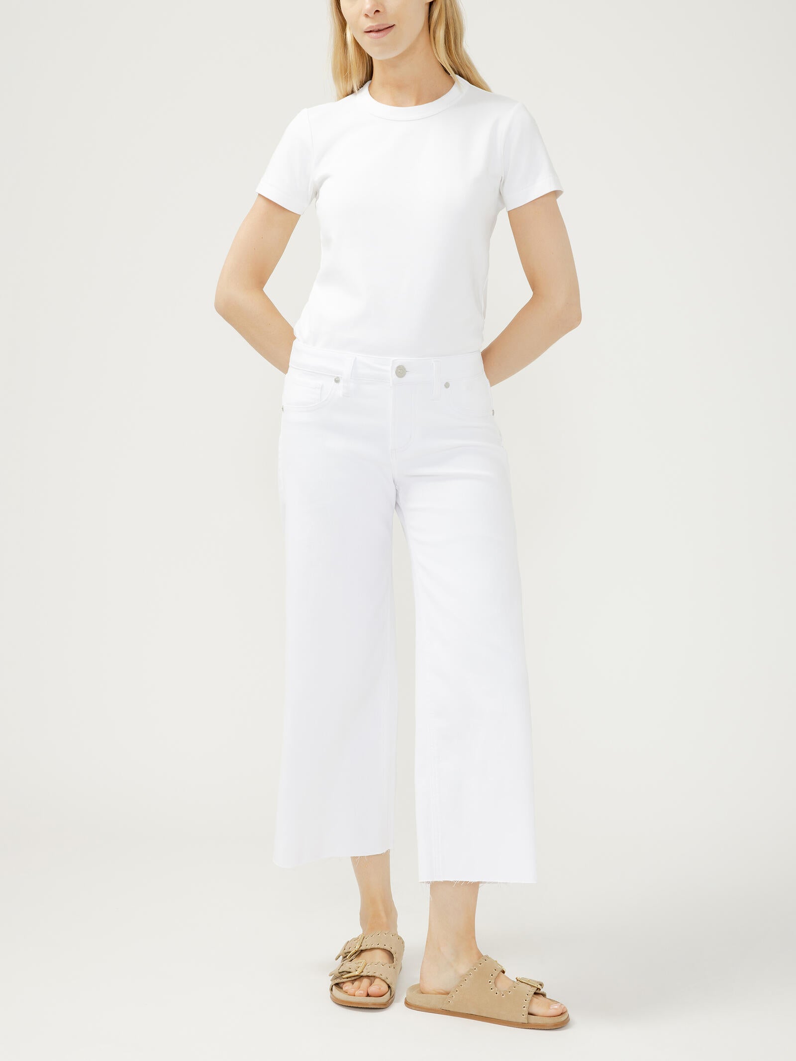 Natalie Wide Leg Crop Jeans