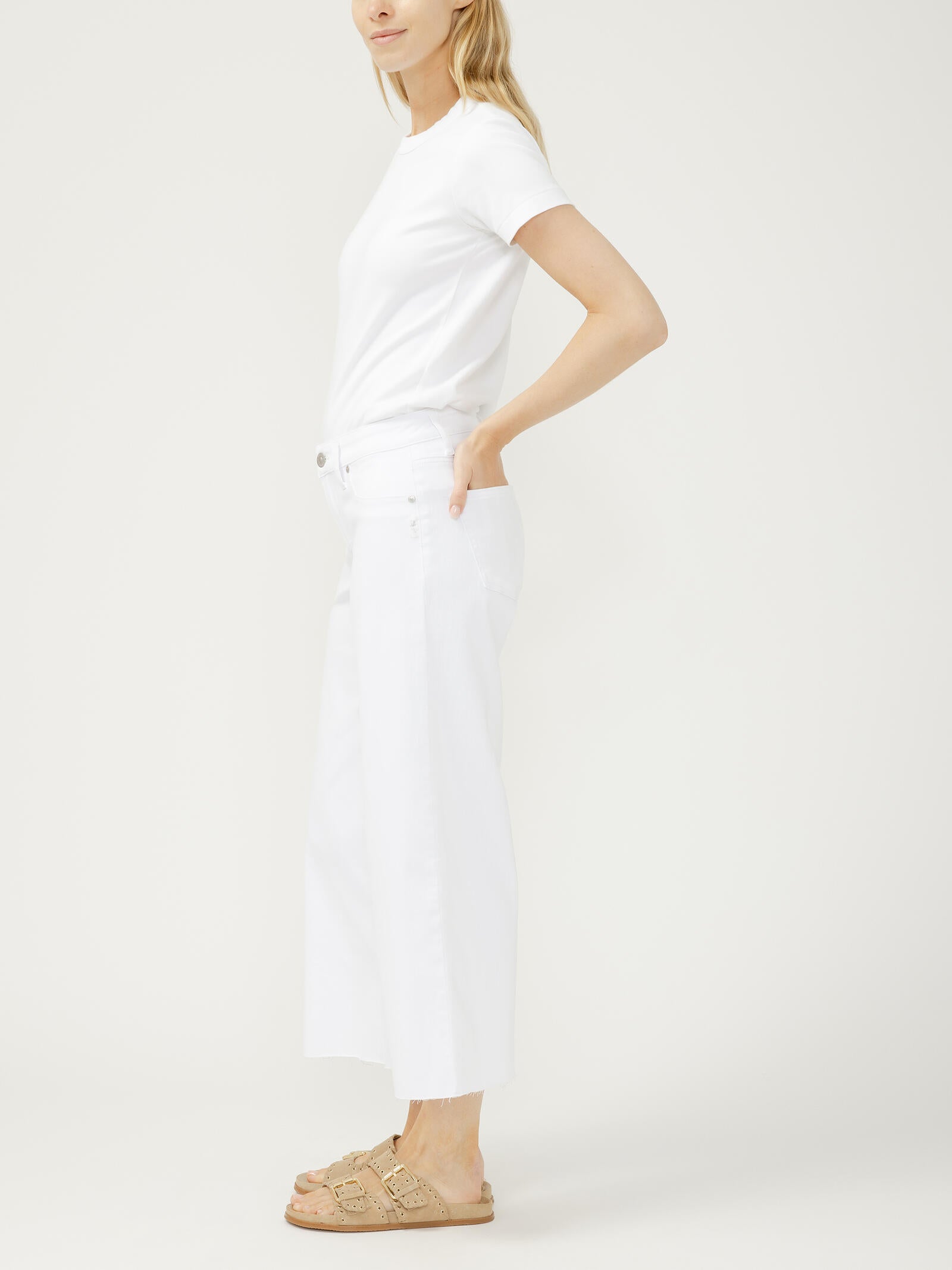Natalie Wide Leg Crop Jeans