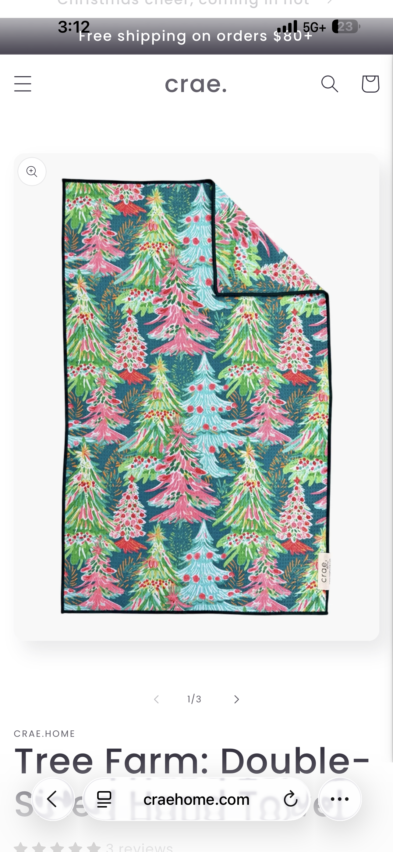 Double Sided Christmas Tea Towels - Assorted