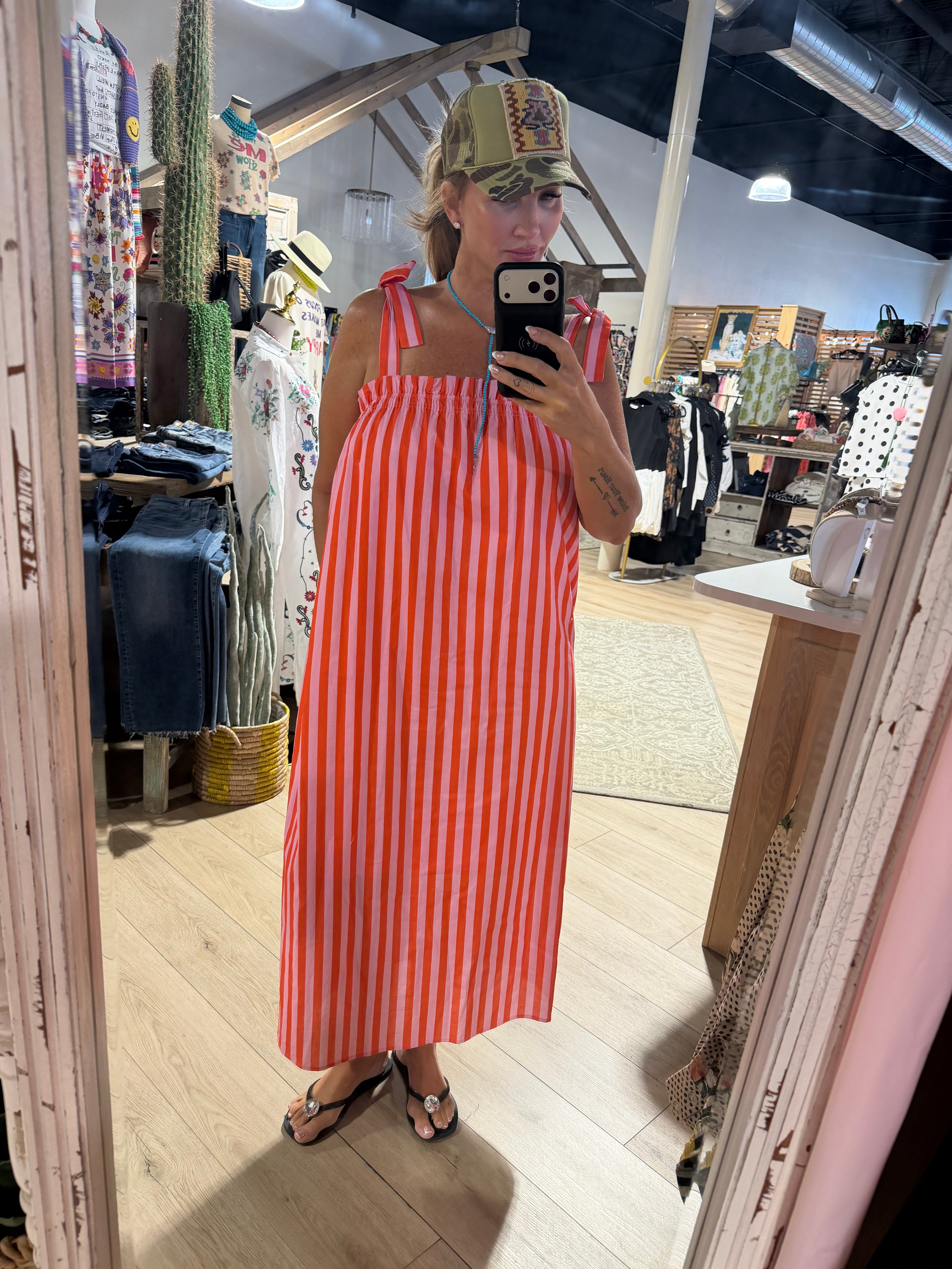 Carmen Stripe Dress