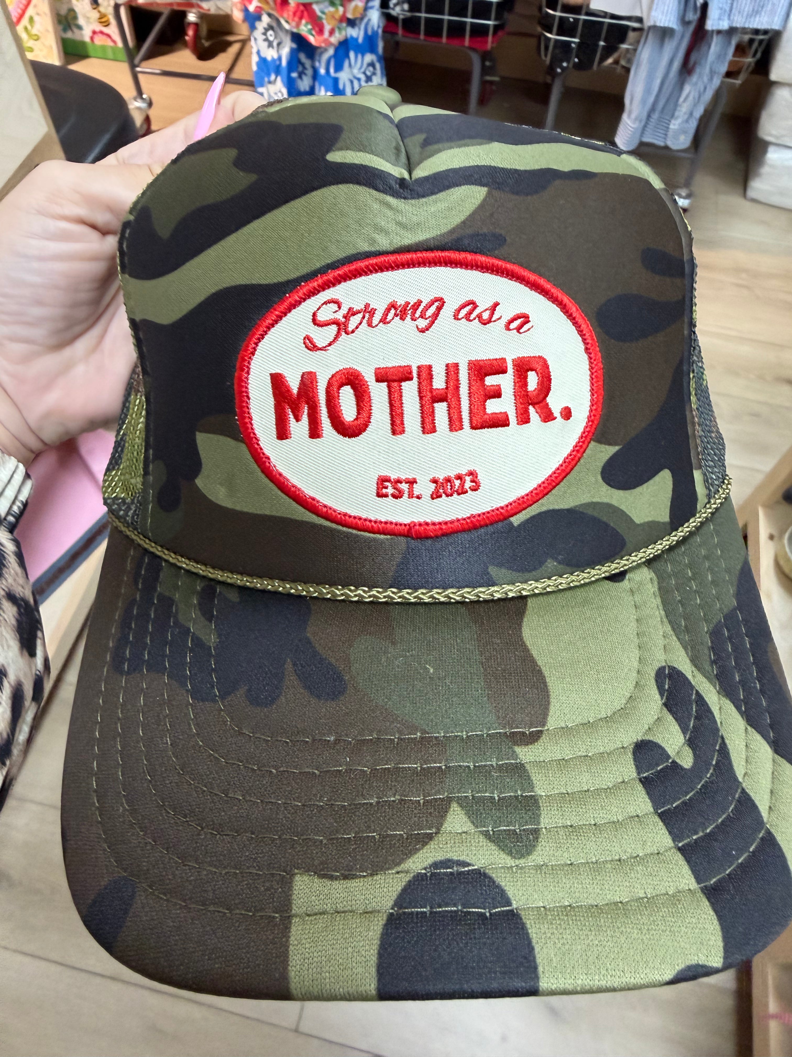 Strong As A Mother Hat-Assorted***