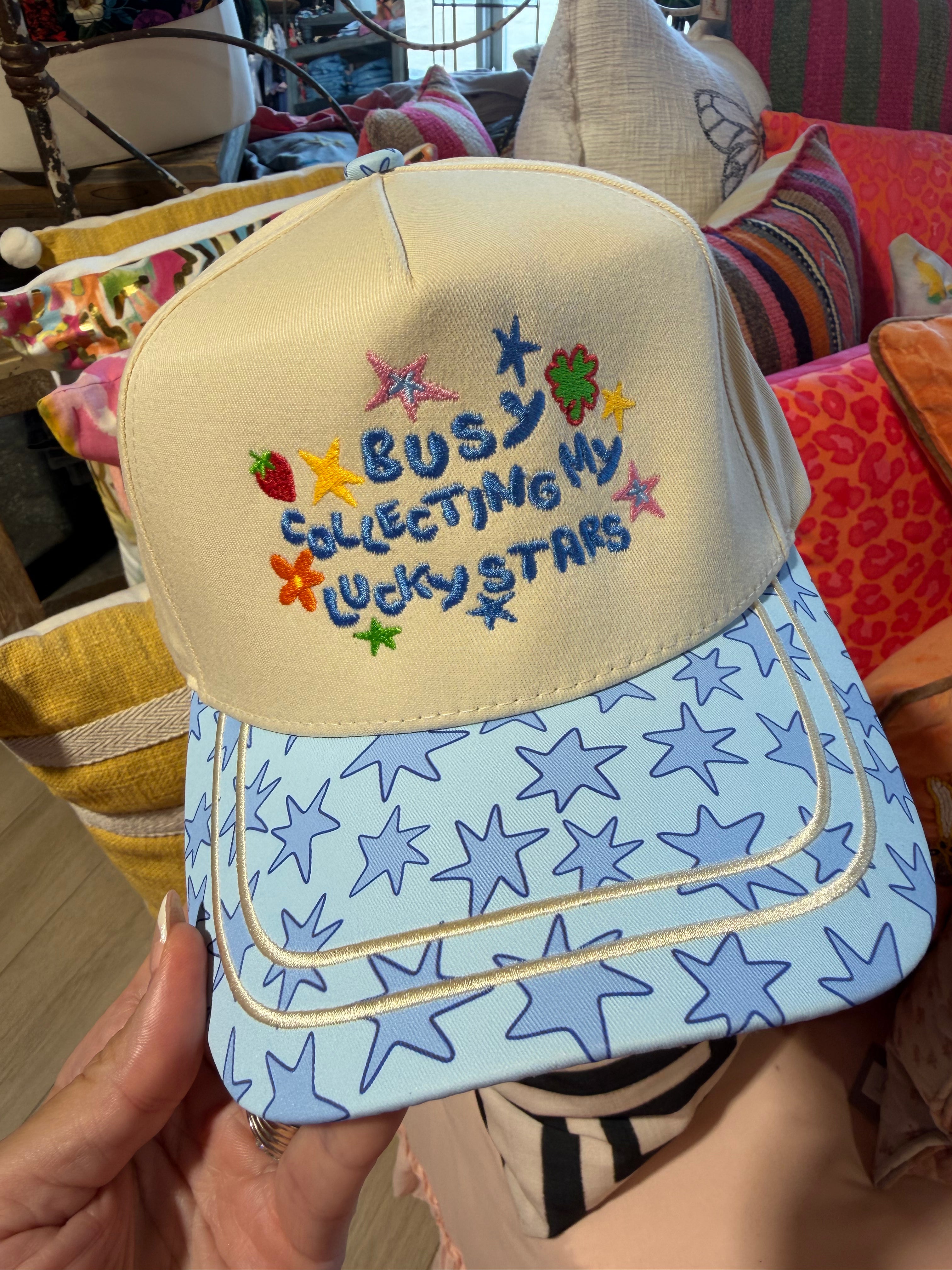 Busy Collecting Lucky Stars Hat