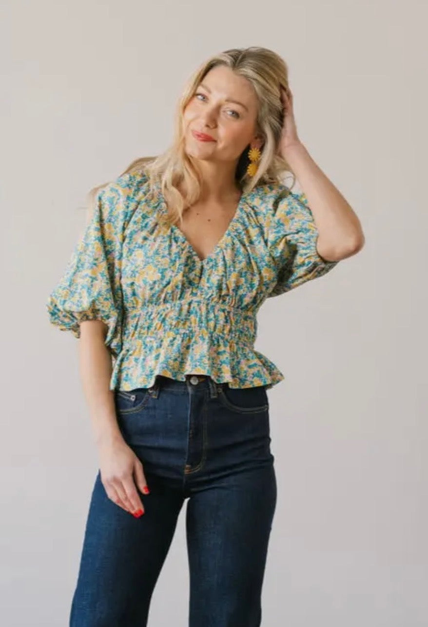 Catalina Floral Top