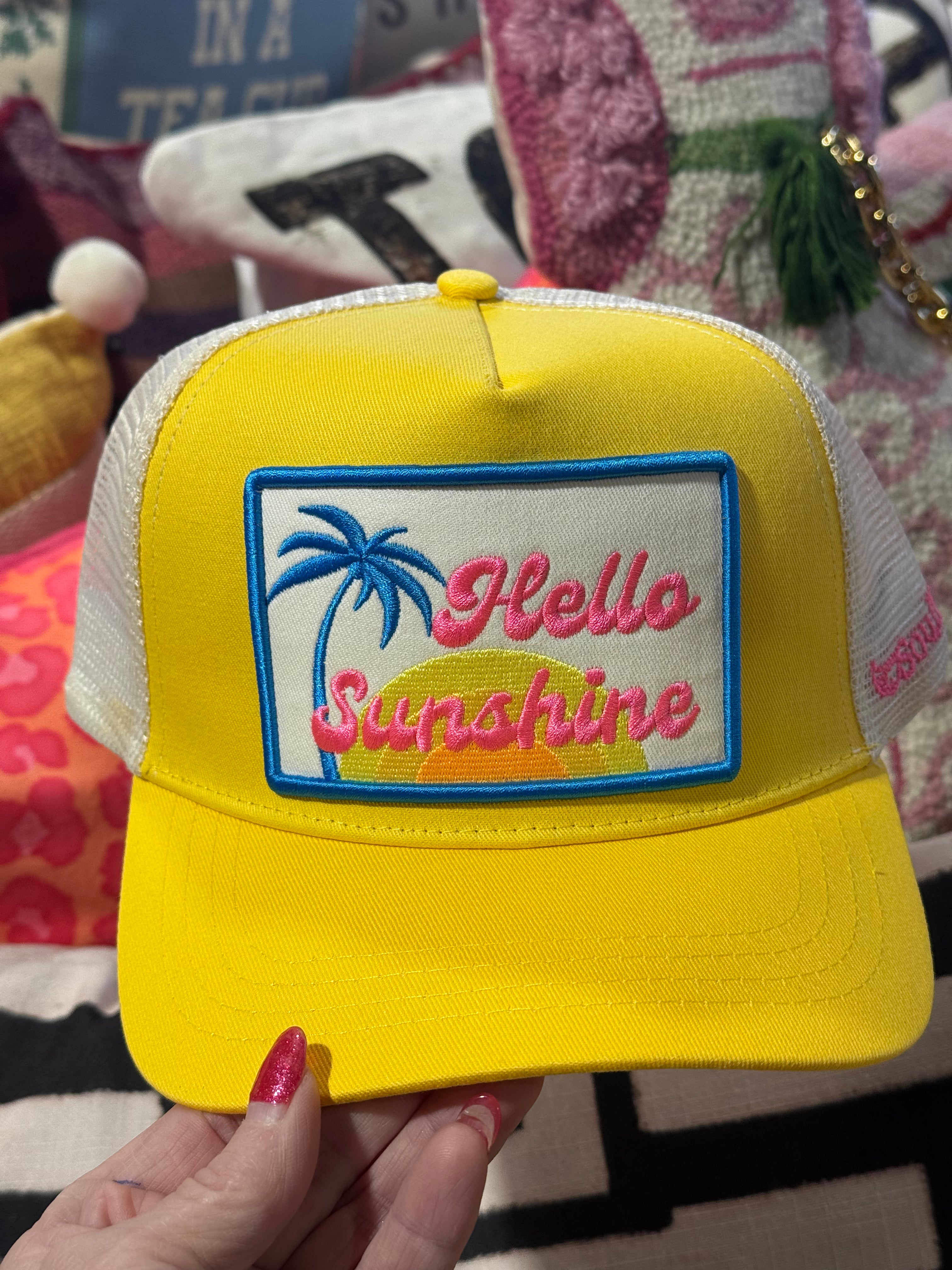 Hello Sunshine Trucker Hat