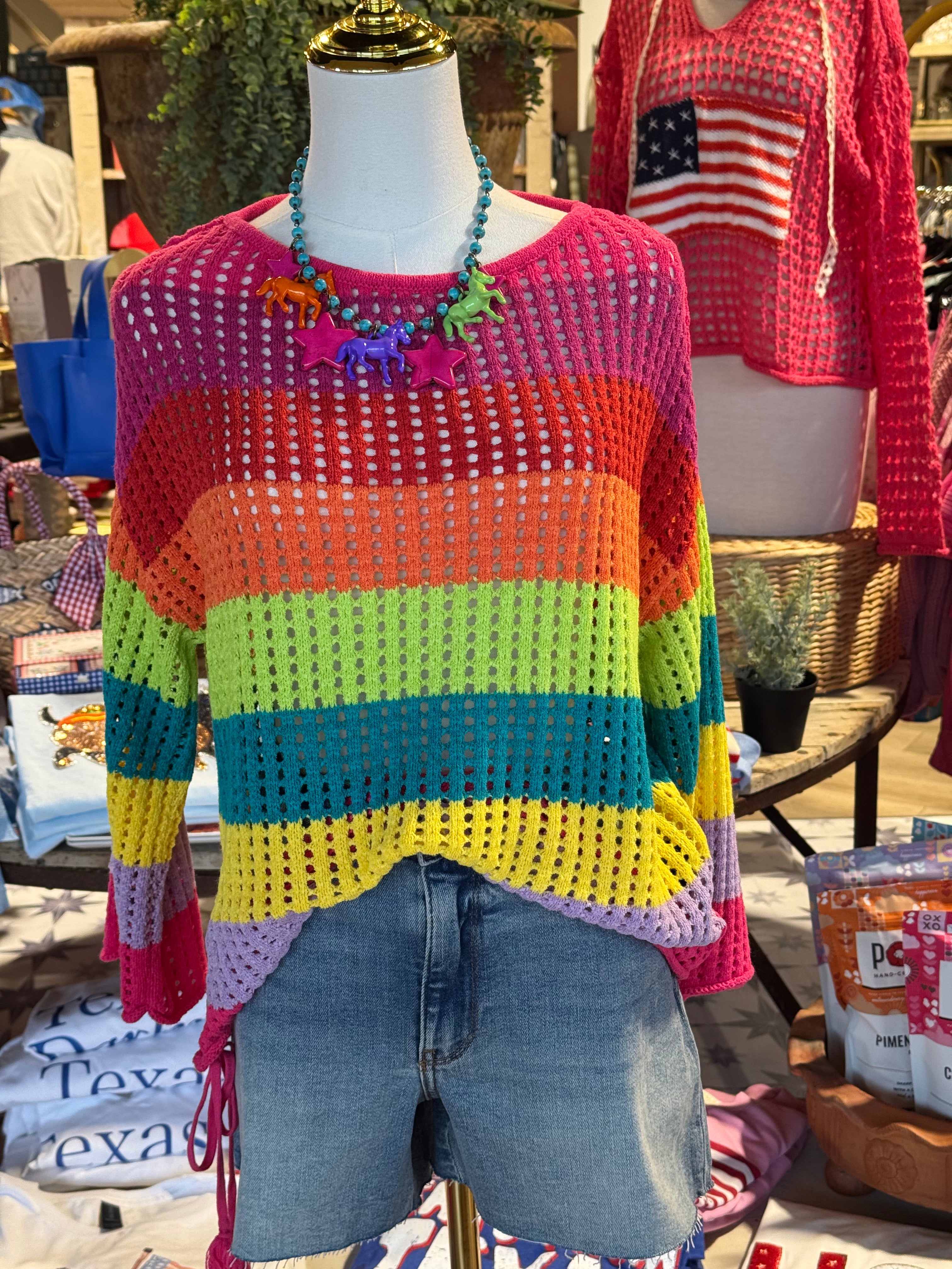 ￼ Kalu Lattice Sweater