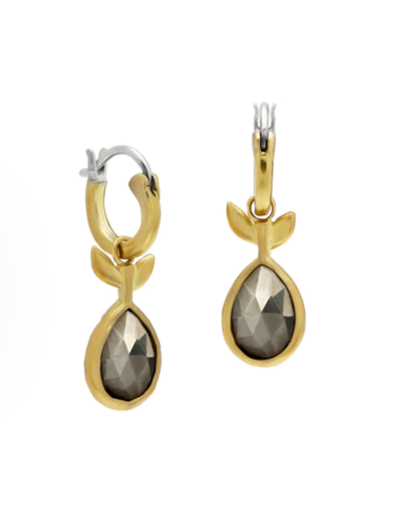 Wildkeeper Pyrite Drop Earrings