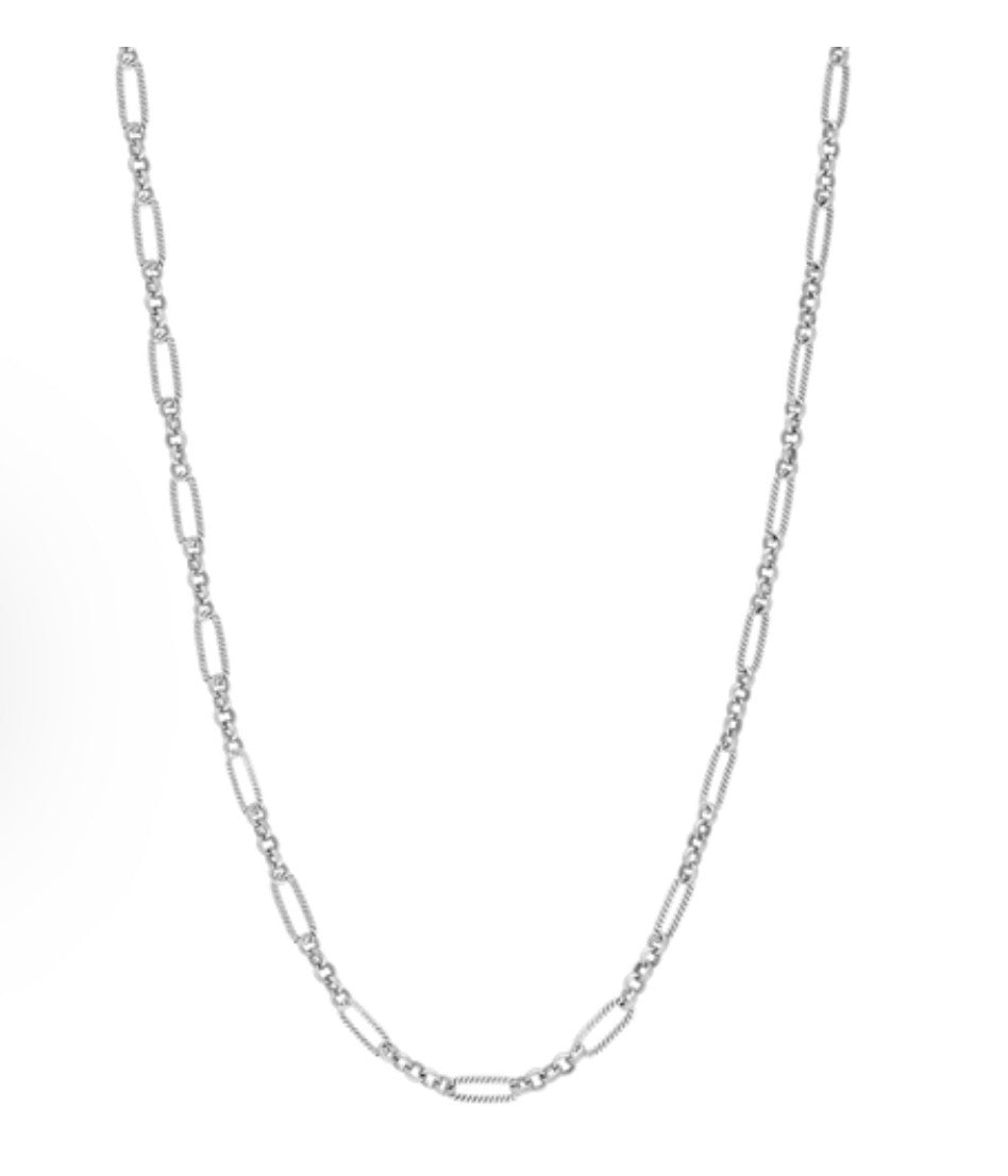 Mini Circuit Link Chain -Silver