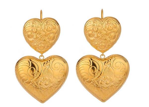 Keely Heart Earrings