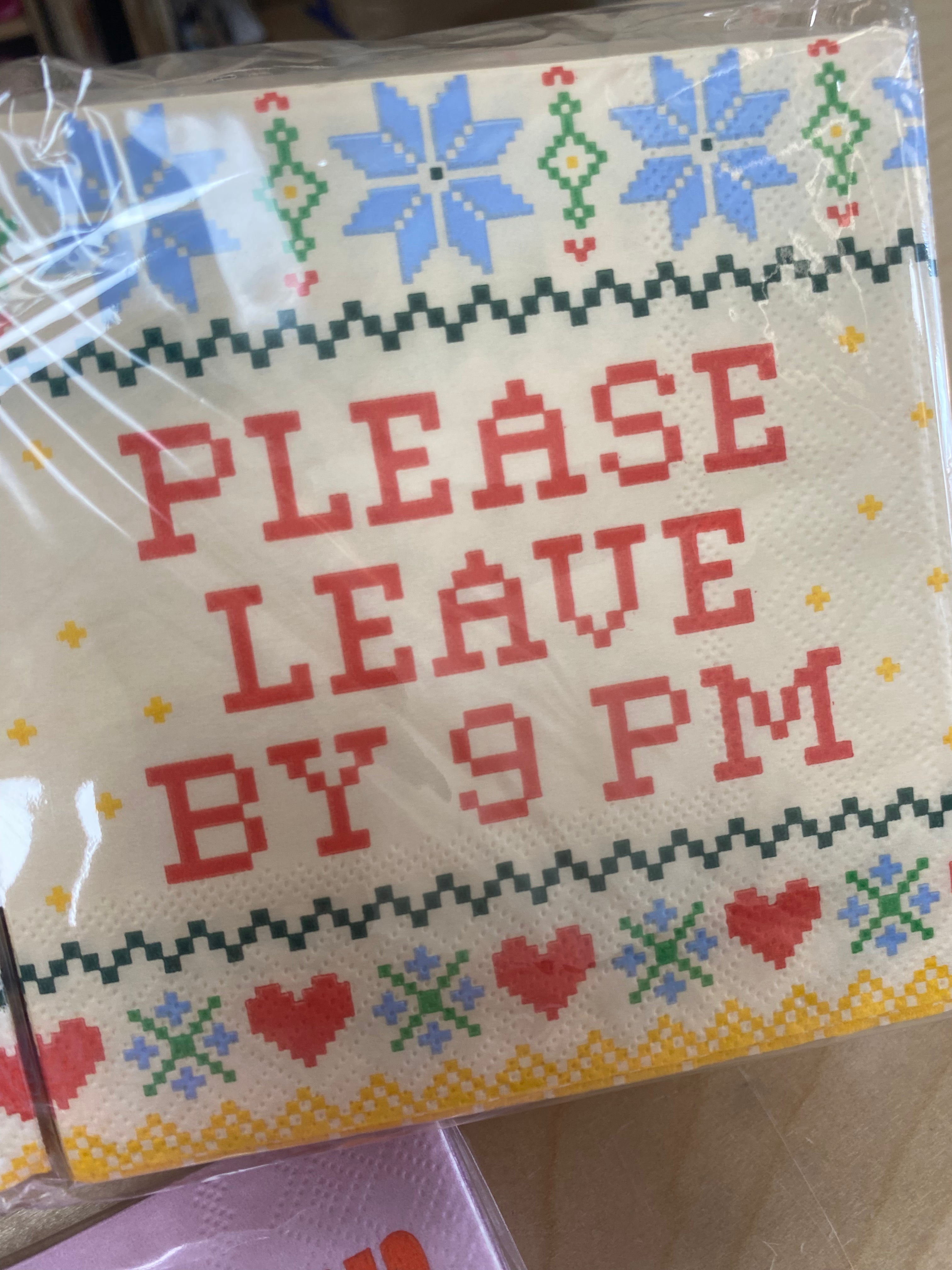 Festive Cocktail Napkins-Assorted