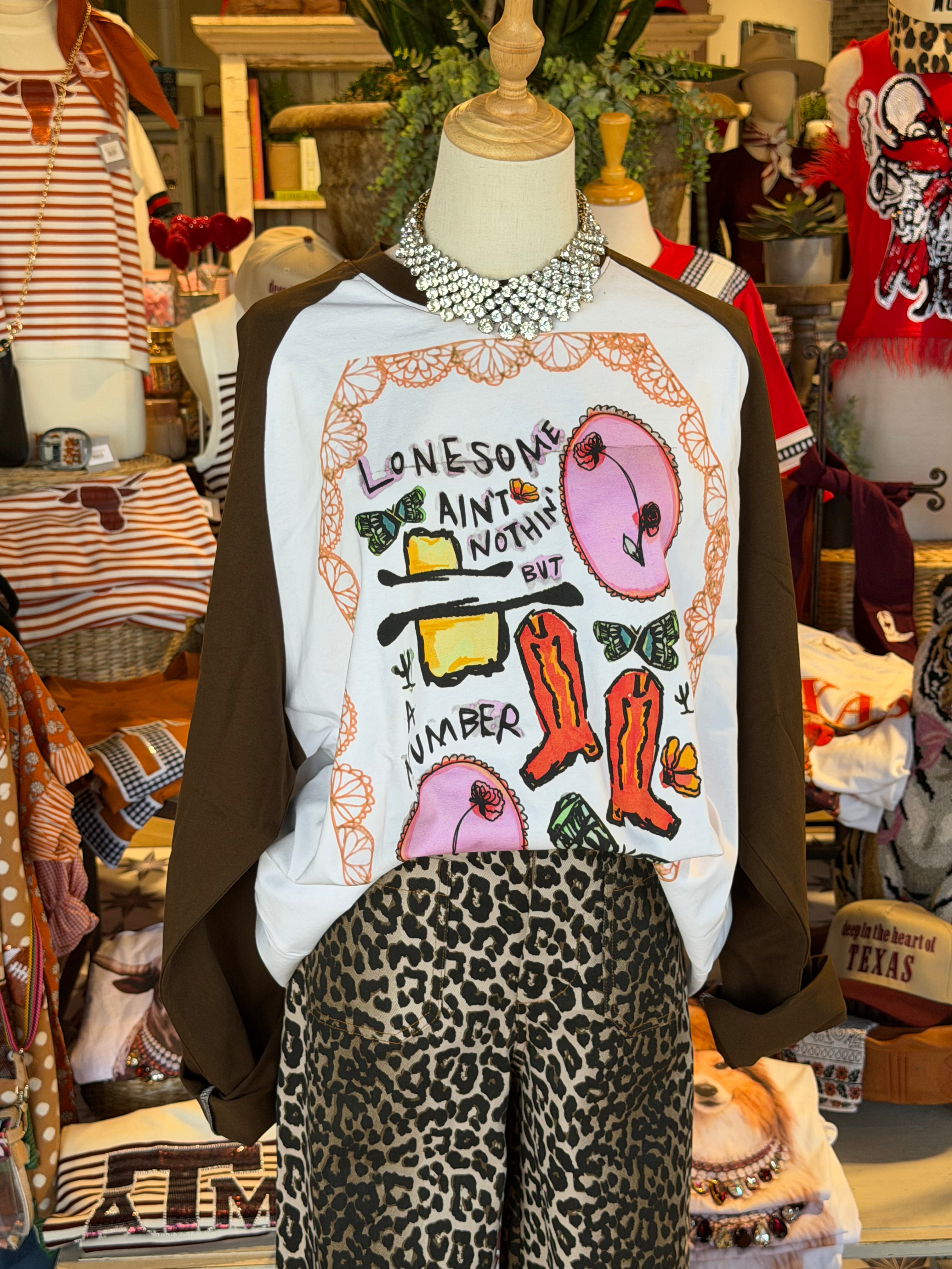 Lonesome Baseball Tee