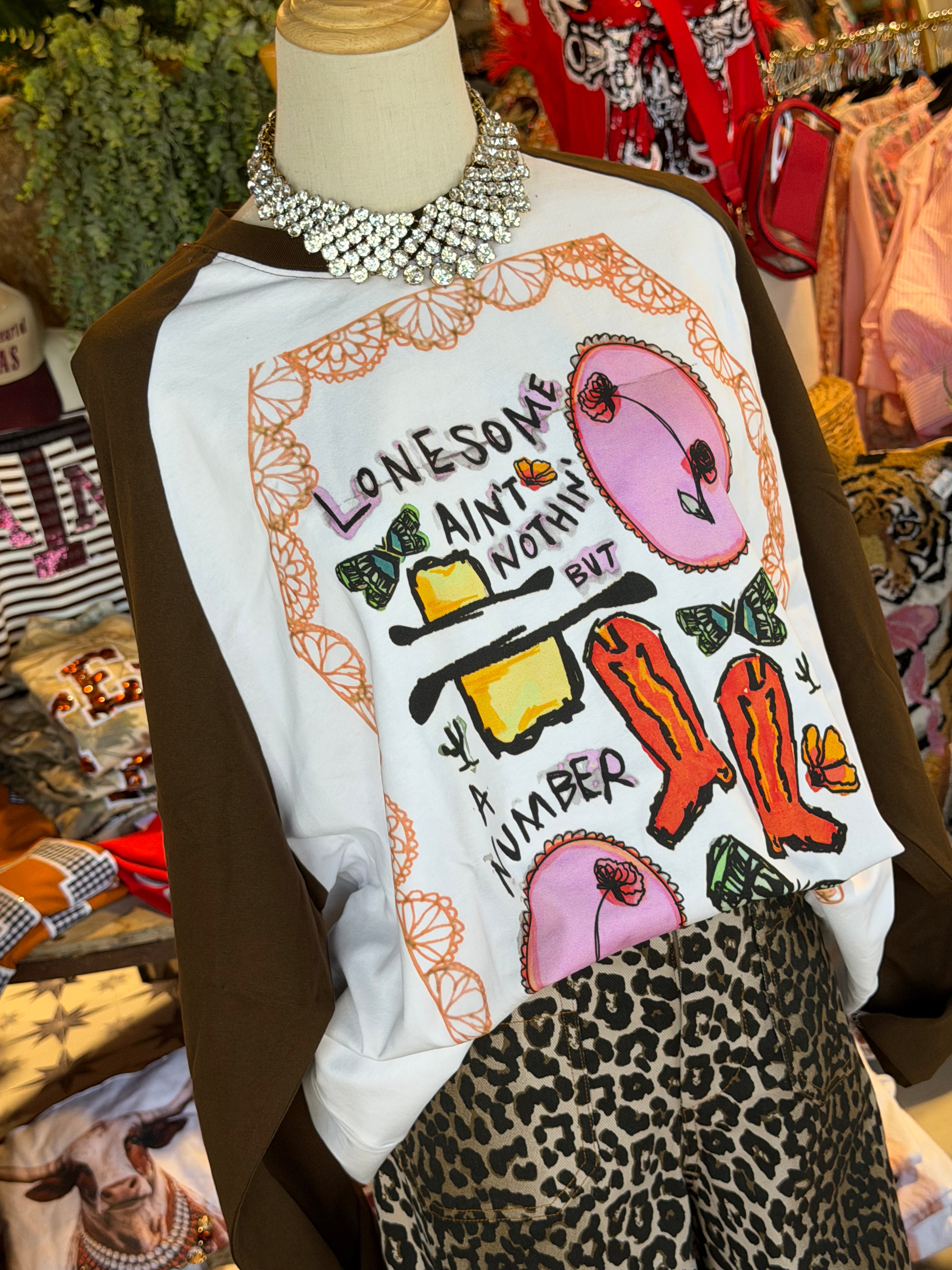 Lonesome Baseball Tee