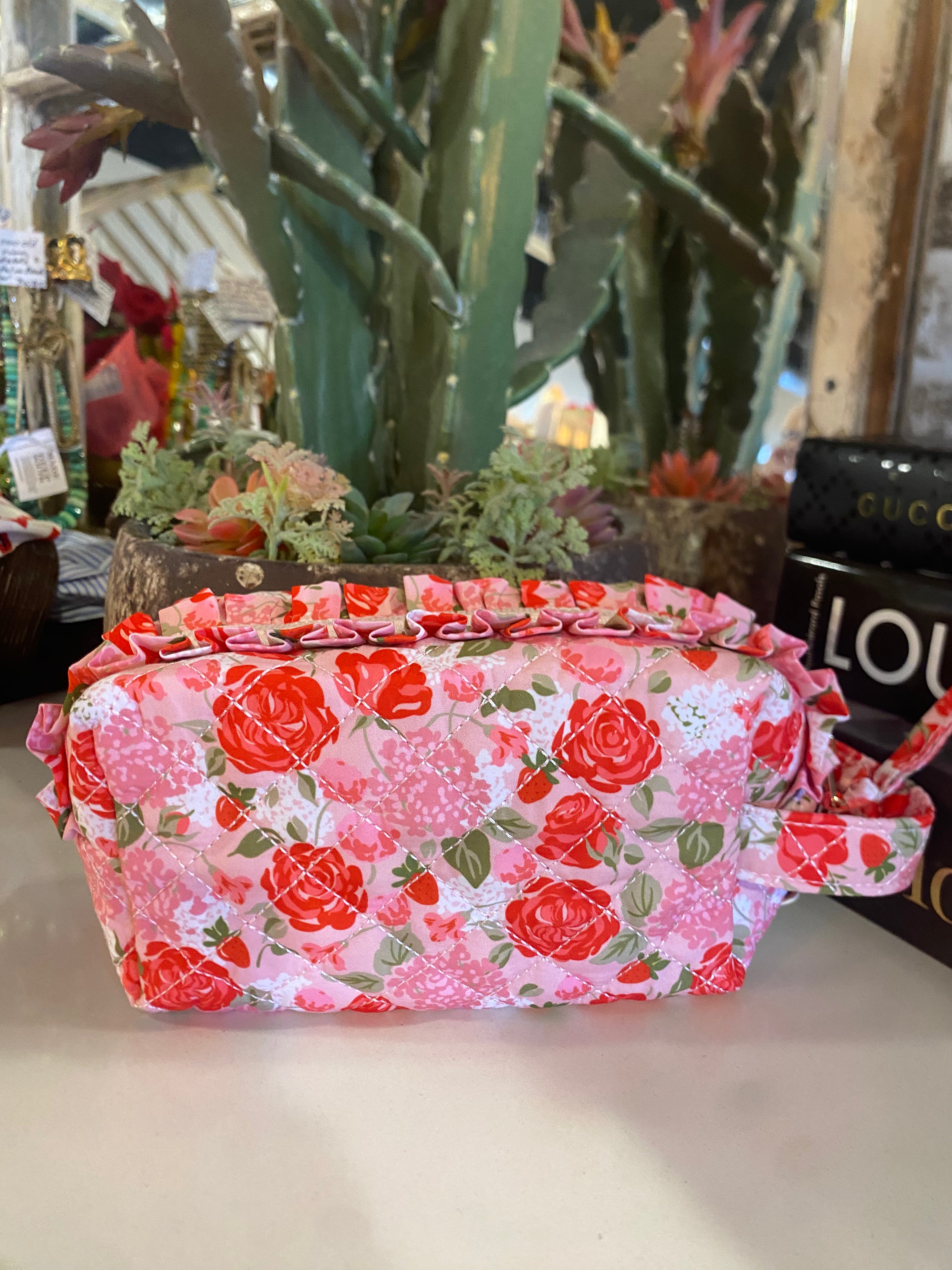 Small Quilted Cosmetic Pouch (Assorted)