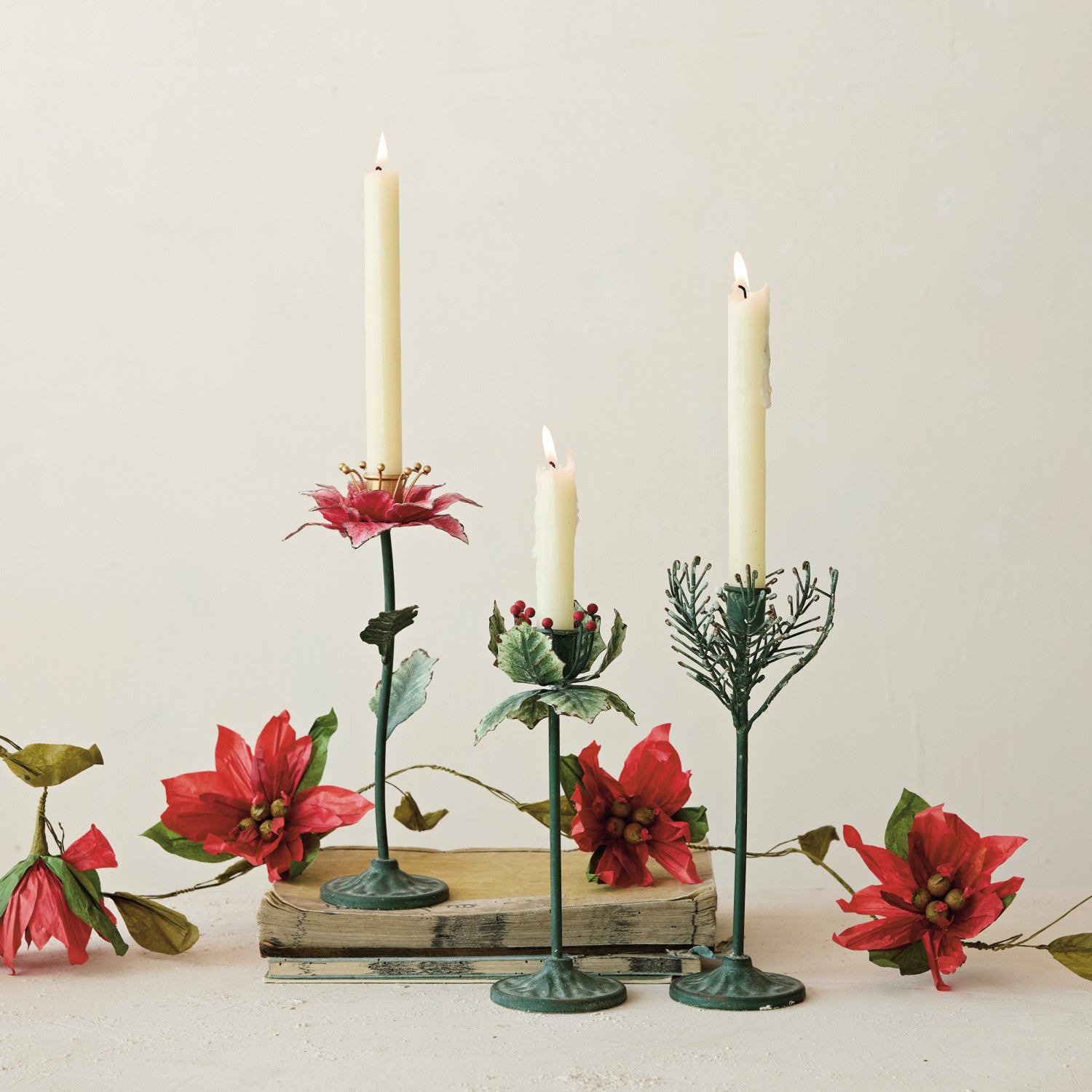 Pine Candle Holder