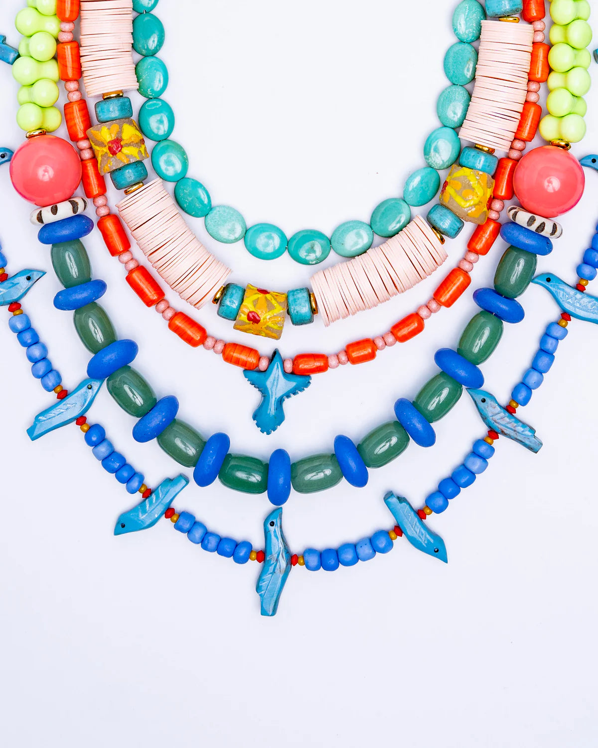 African Glass Necklace