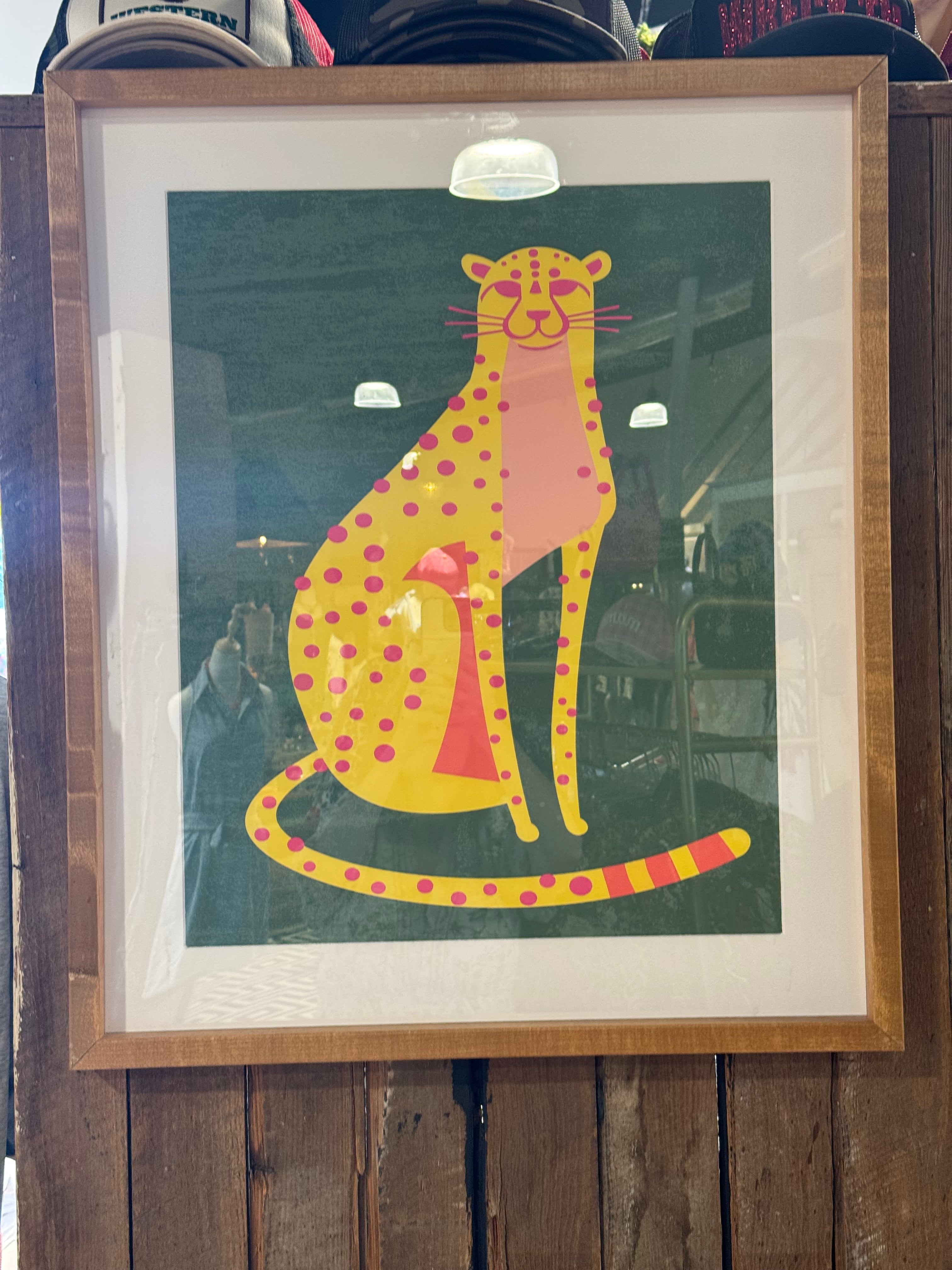Cheetah Cat Wall Art