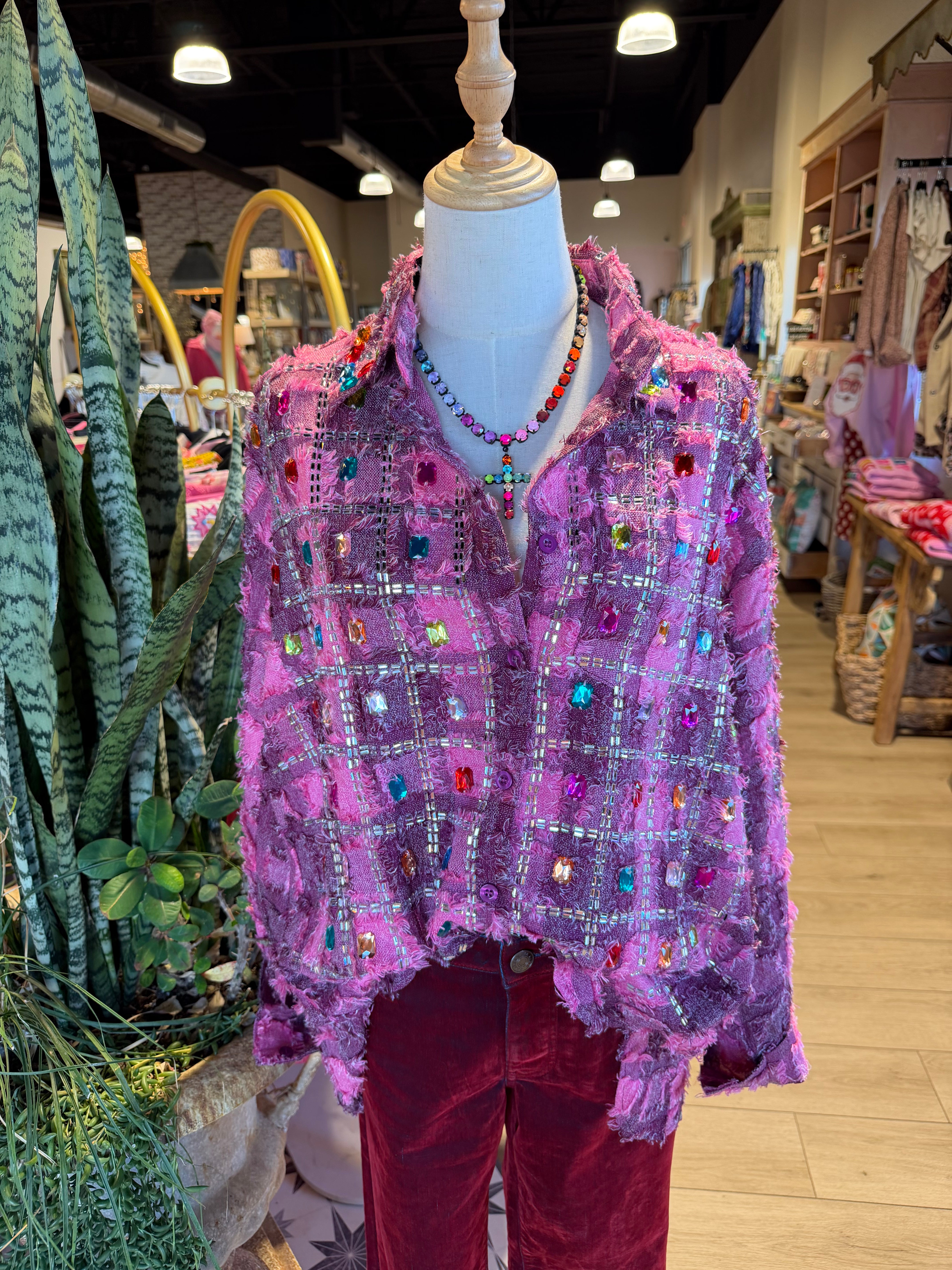 Magic Rhinestone Top***